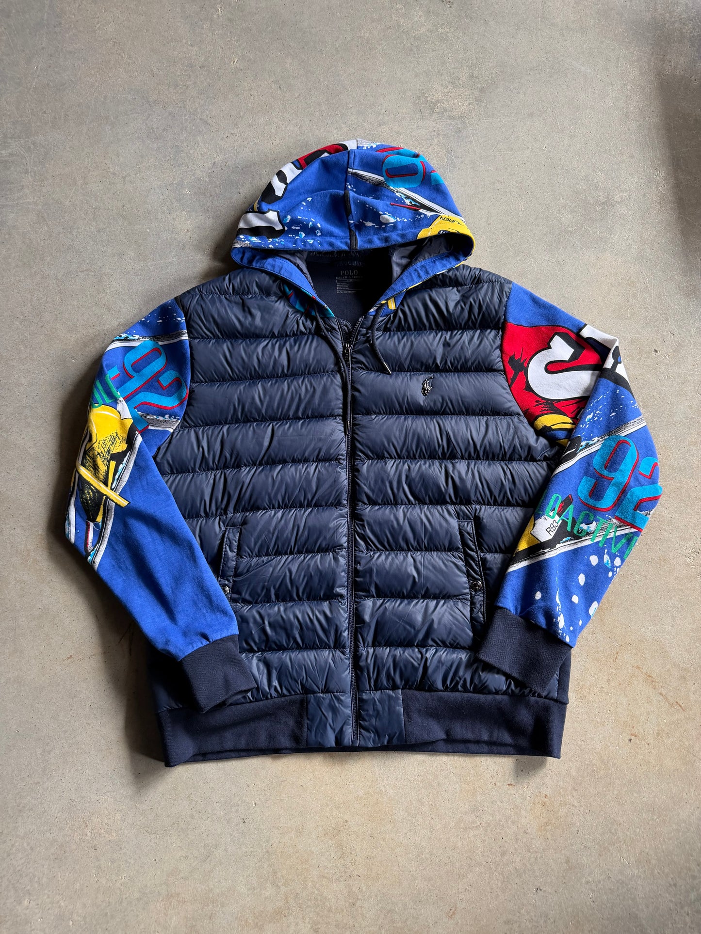 Polo Ralph Lauren Ski Puffer Hoodie Sz XL