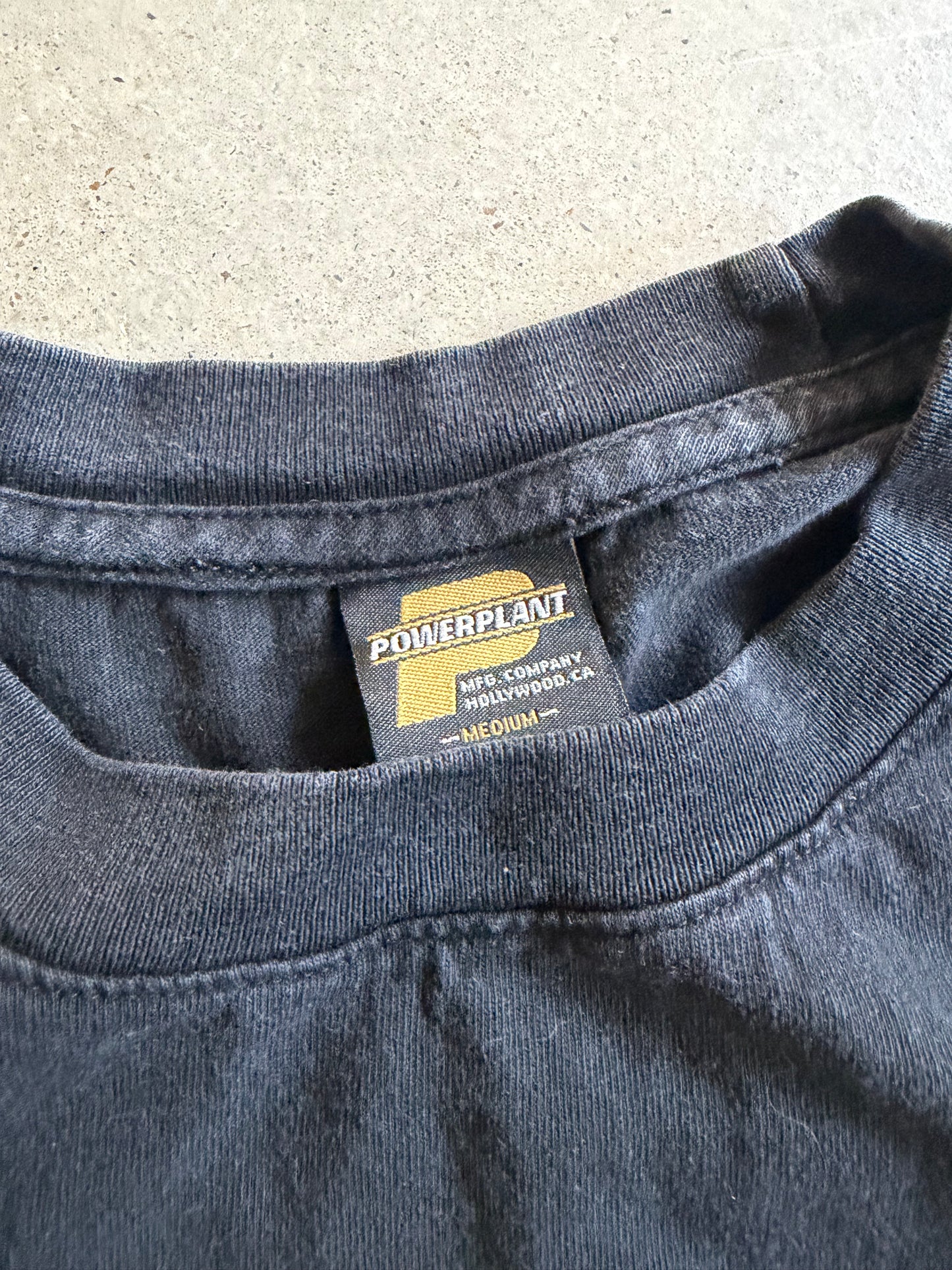Power Plant Vintage Cycles Hollywood CA Tee Sz M