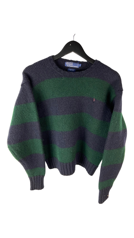 VTG Polo Ralph Lauren Wool Sweater Sz Wmns L
