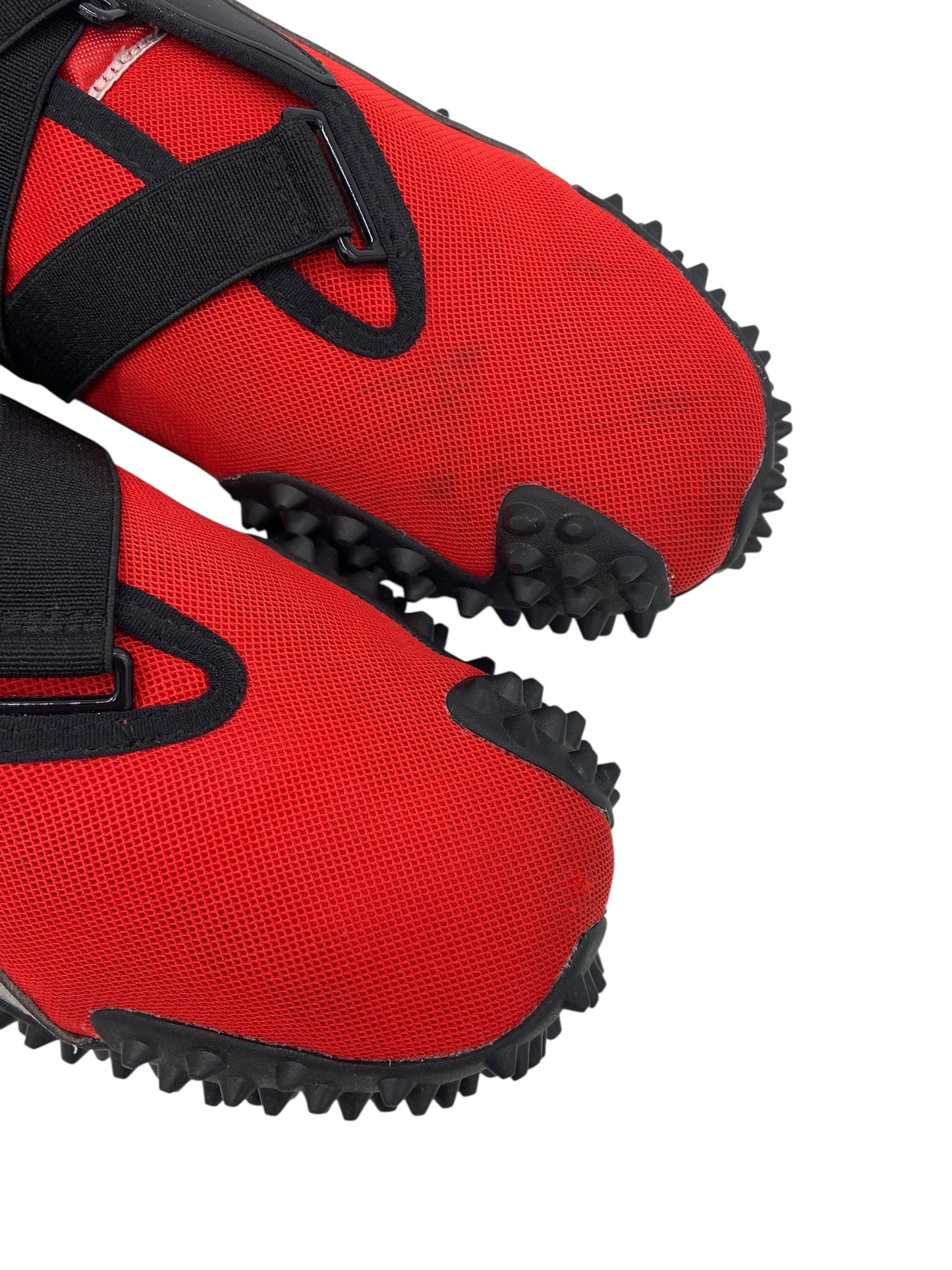 Preowned Puma Mostro OG Red Silver Sz 9.5M/11W 397330-05