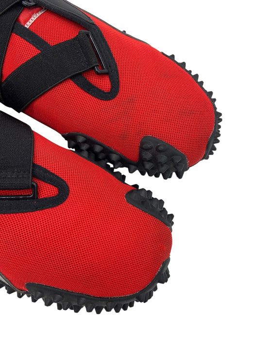 Preowned Puma Mostro OG Red Silver Sz 9.5M/11W 397330-05