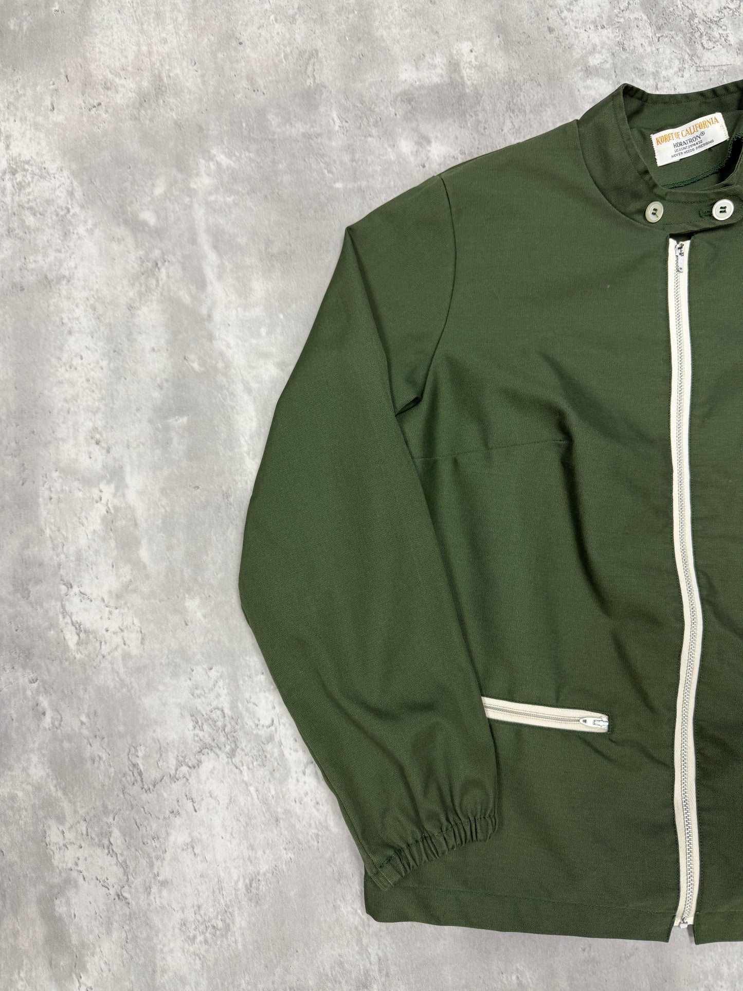 VTG 70s Koret of California Militia Cropped Jacket Sz Med