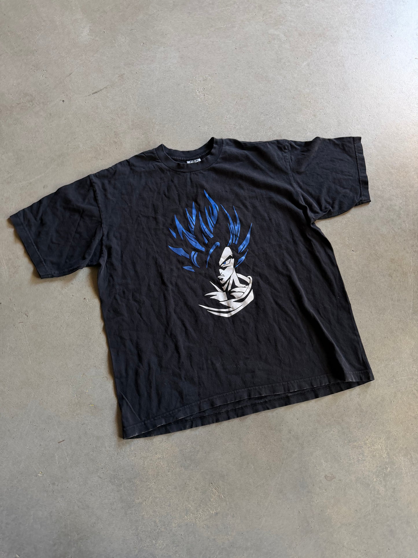 VTG Dragon Ball Z Blue Hair Tee Sz 2XL