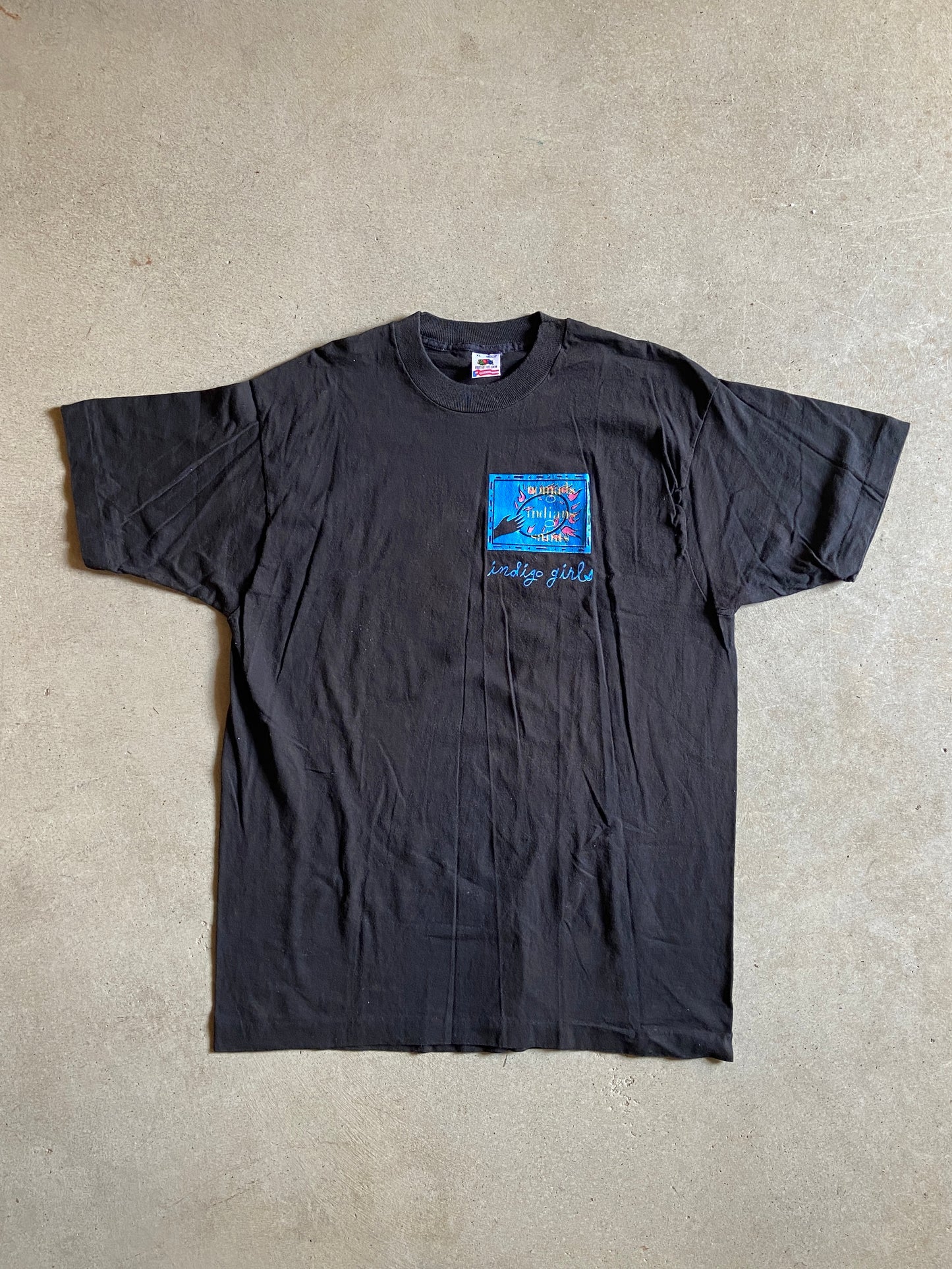 VTG Indigo Girls "Nomads Indians Saints" Tee Sz XL