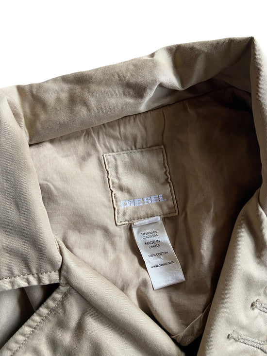 VTG Women's Diesel Khaki Jacket Sz S