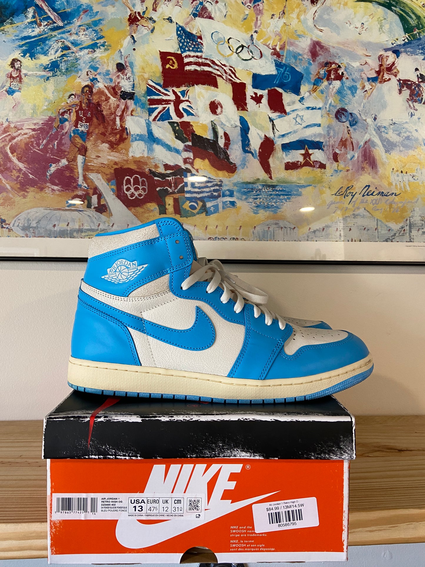 Air Jordan 1 Retro High OG
'UNC Reimagined' DZ5485-402 Sz 13