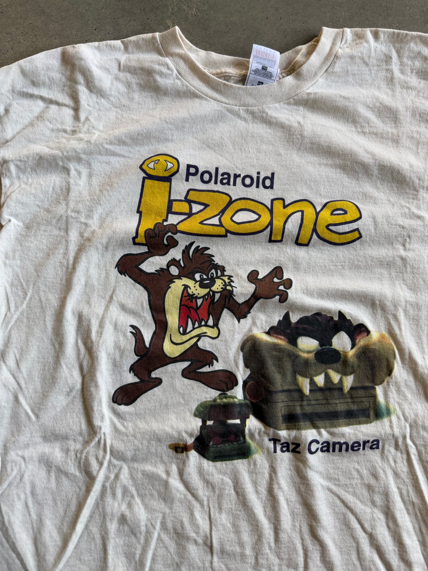 VTG Taz Camera Polaroid IZone Tee Sz 2XL