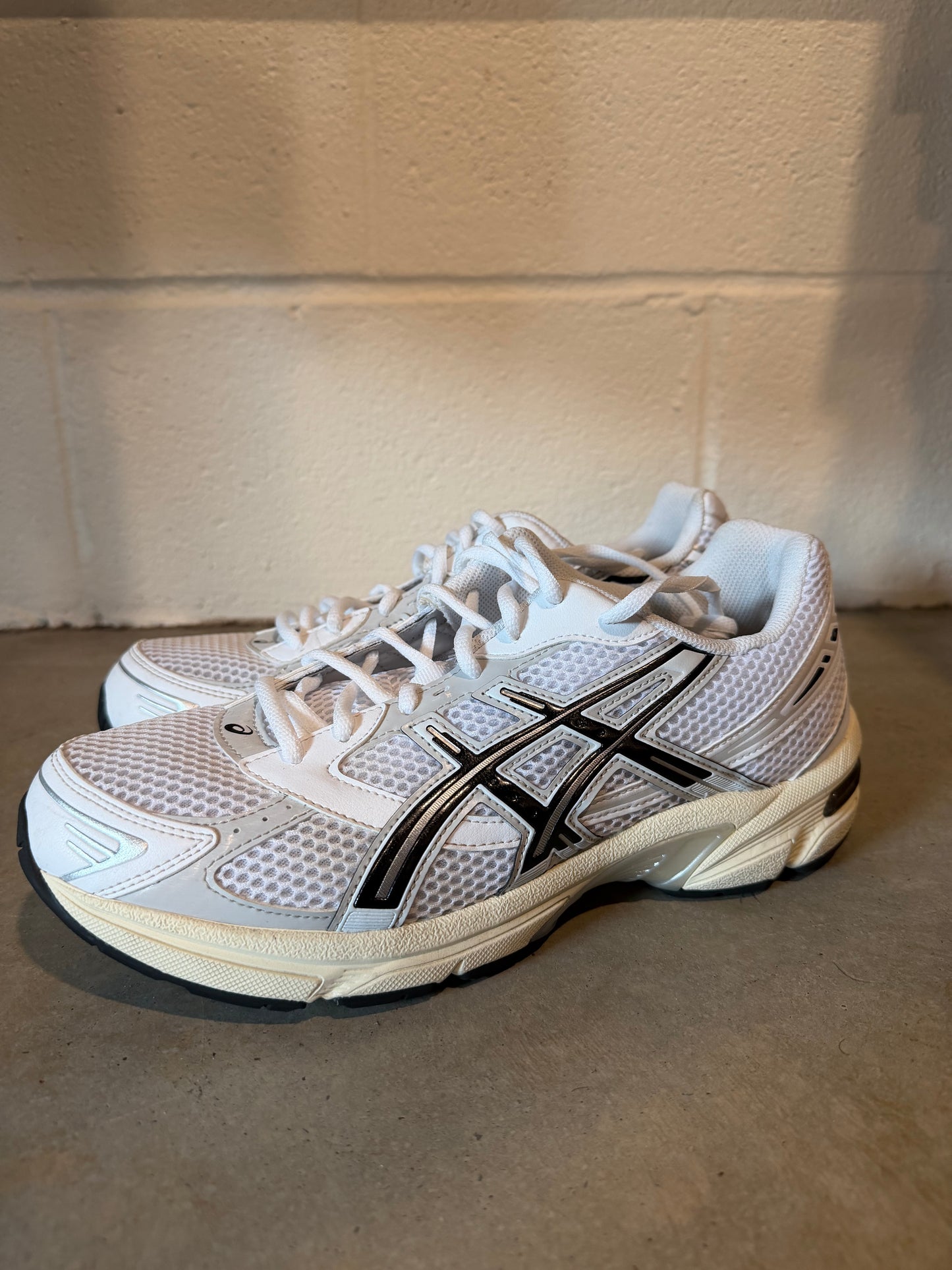 Preowned ASICS Gel-1130 White Cloud Grey Sz 10M/11.5W