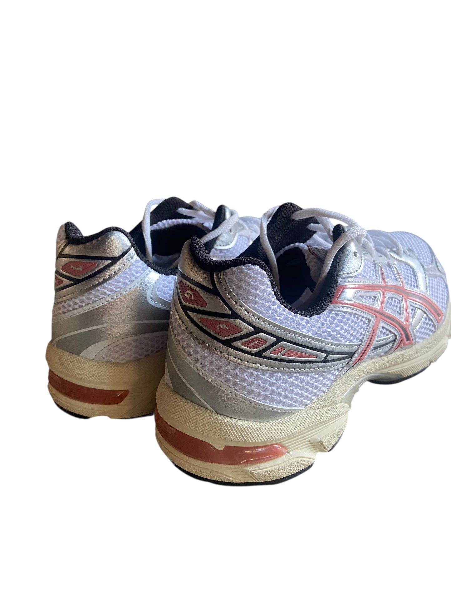 Preowned ASICS Gel 1130 White/Desert Red Sz 11M/12.5W