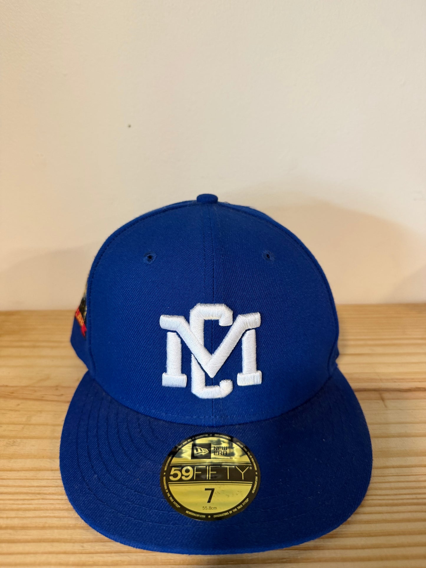 Music City Vintage Blue Fitted Hat Sz 7