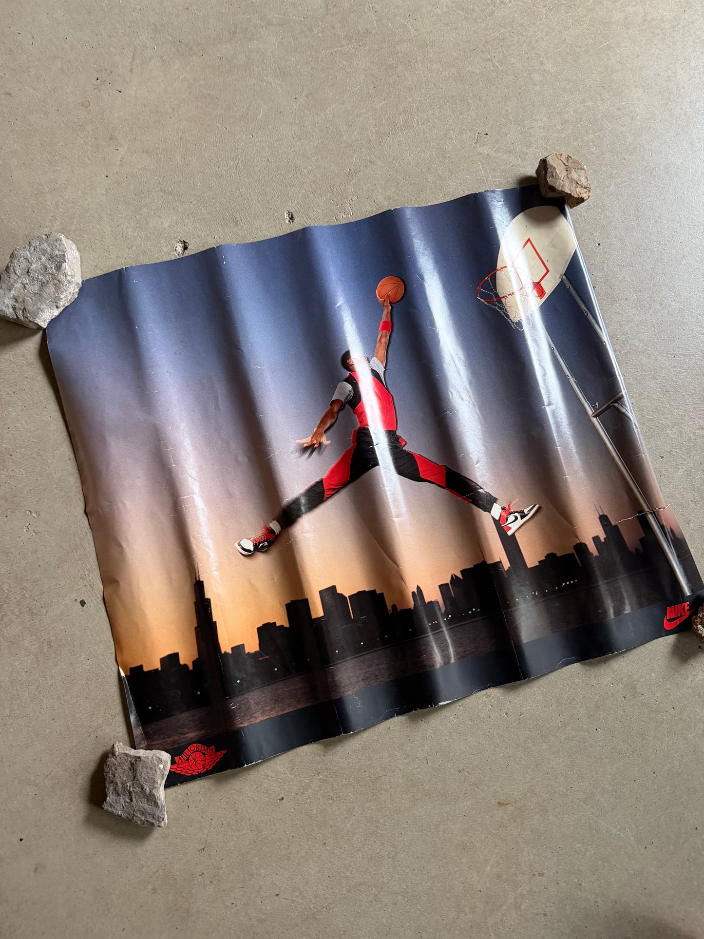 Original Michael Jordan Hangtime Poster Nike