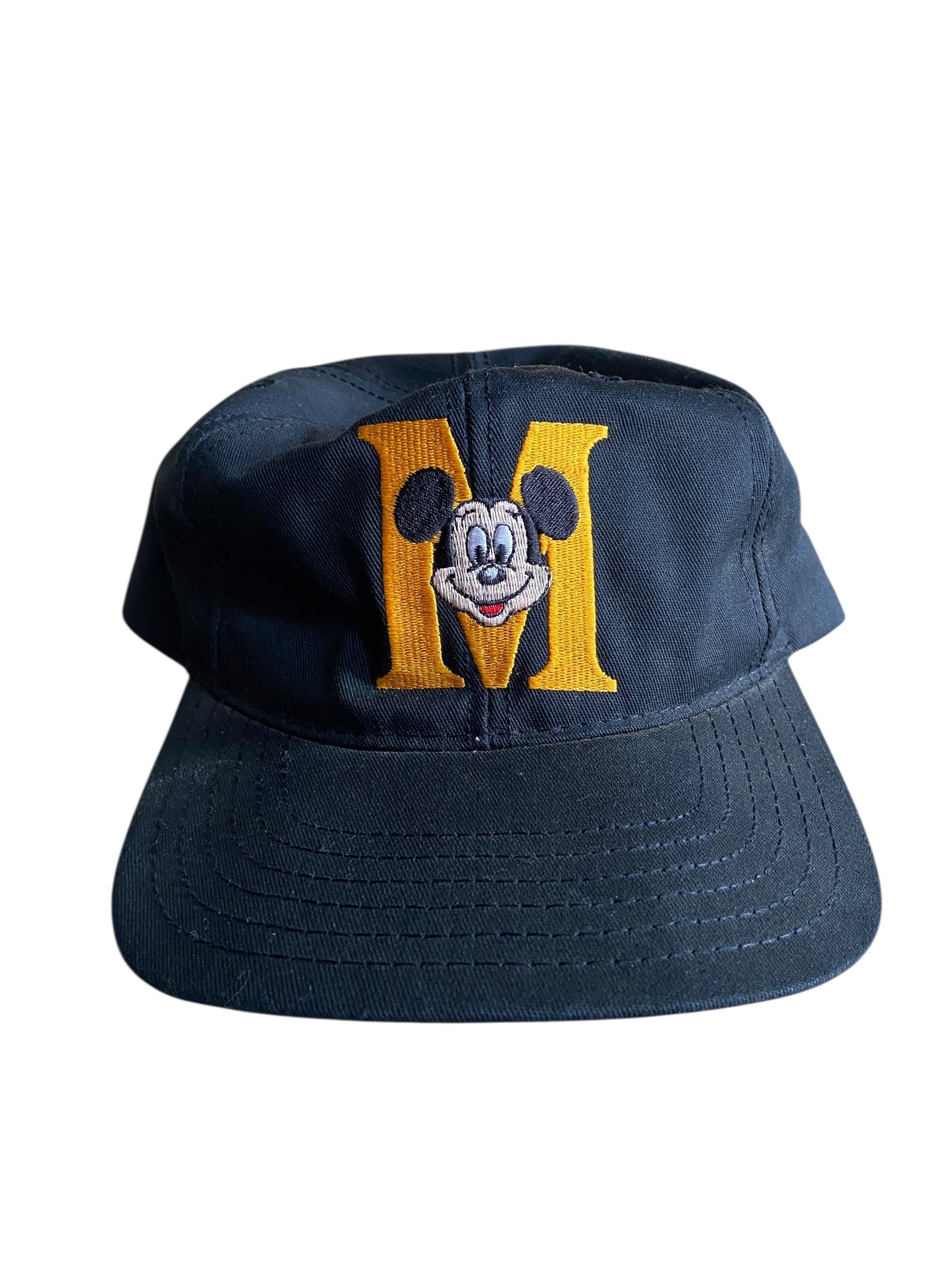 VTG Mickey Mouse Yellow M Hat