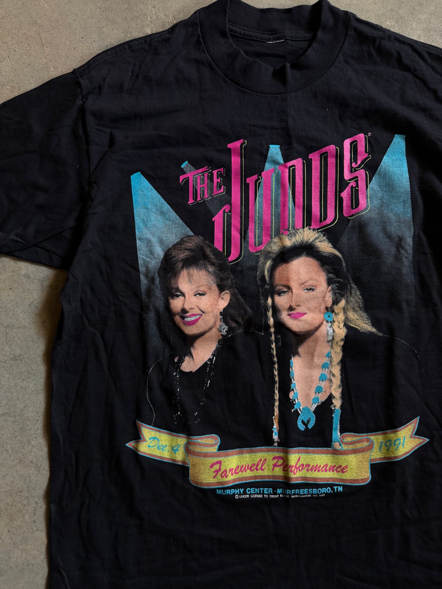 VTG The Judds Farewell Show Tee Sz L