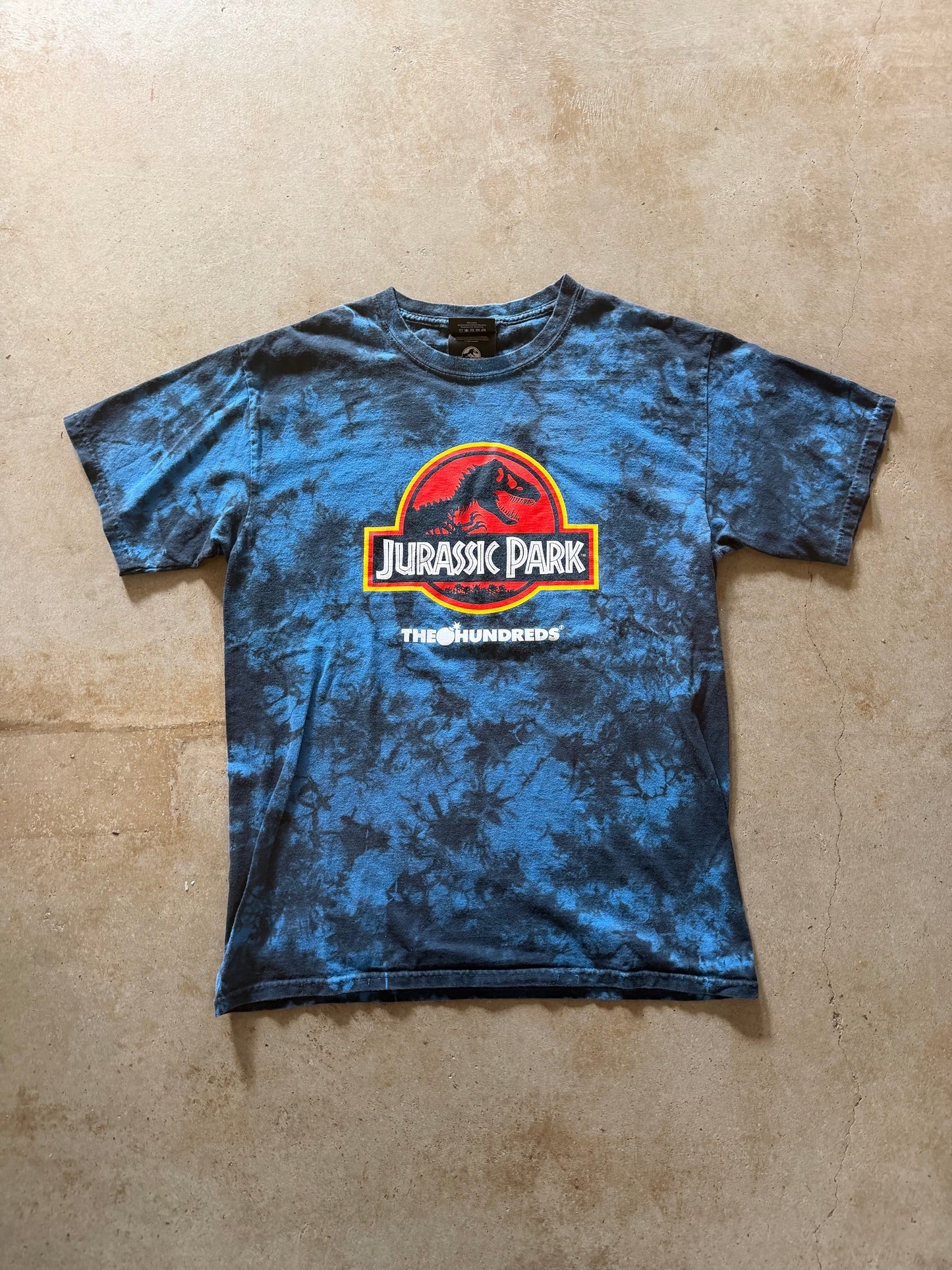 Jurassic Park x Hundreds Tie Dye Tee Sz L
