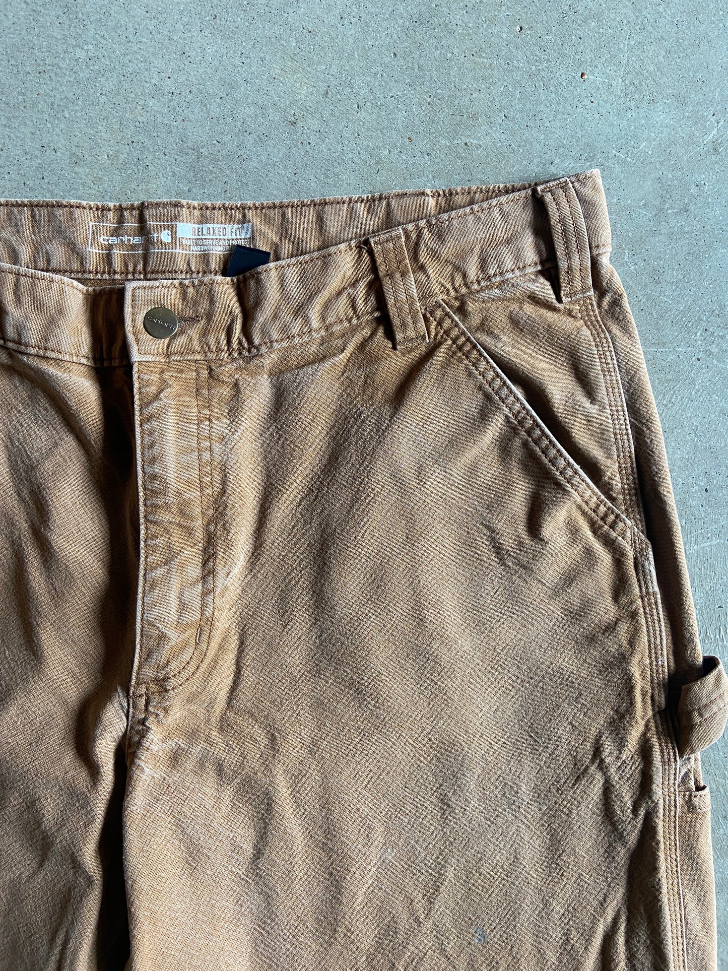 Carhartt Relaxed Fit Carpenter Work Pants Sz 38x32