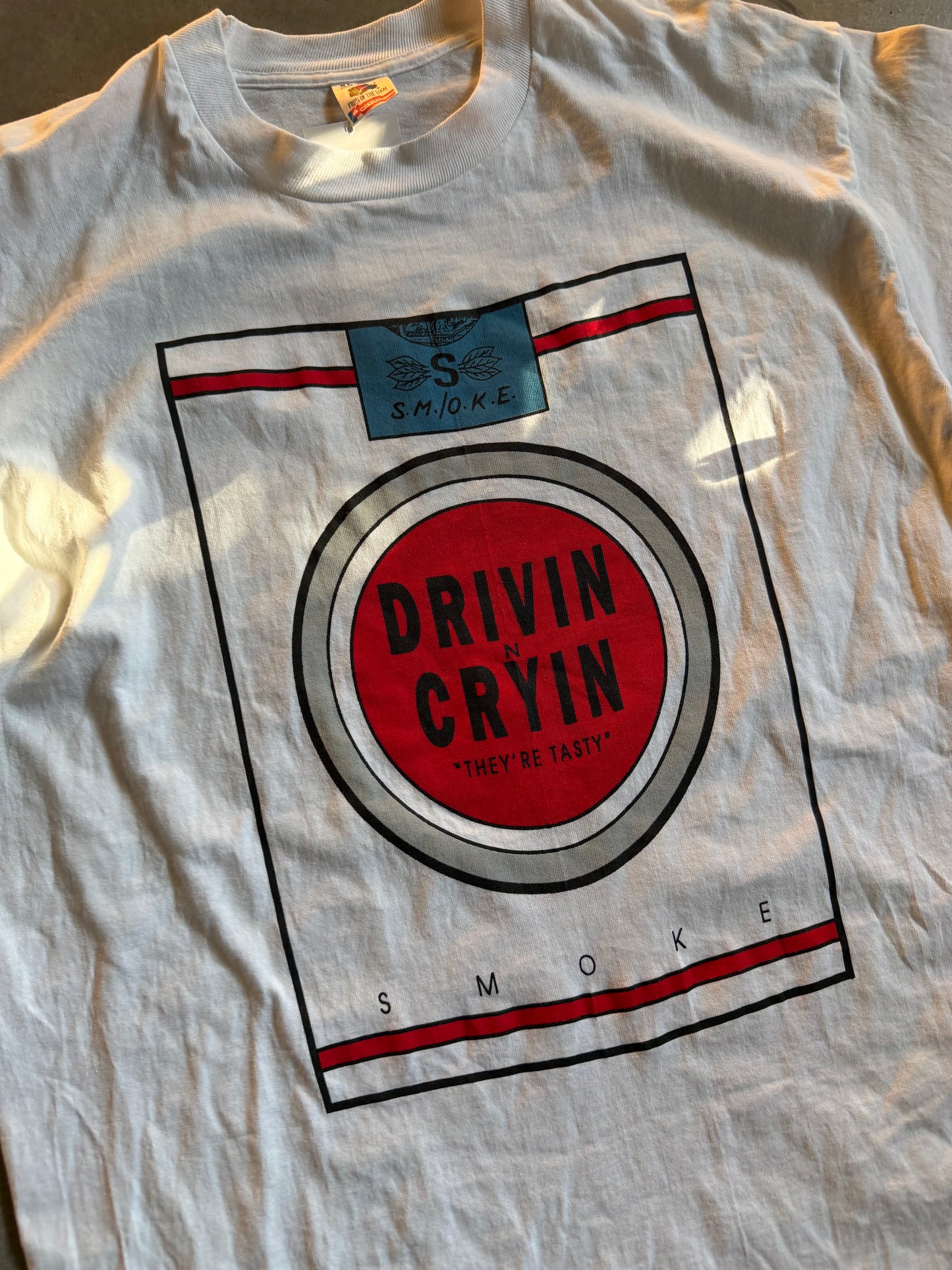 VTG Drivin N Cryin Smoke Tour Tee Sz XL