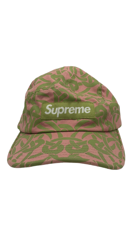 Supreme "Pink/Green" Camp Hat