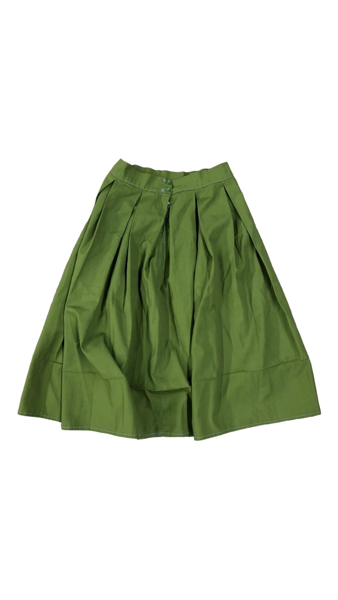 VTG Green Skirt Sz 27