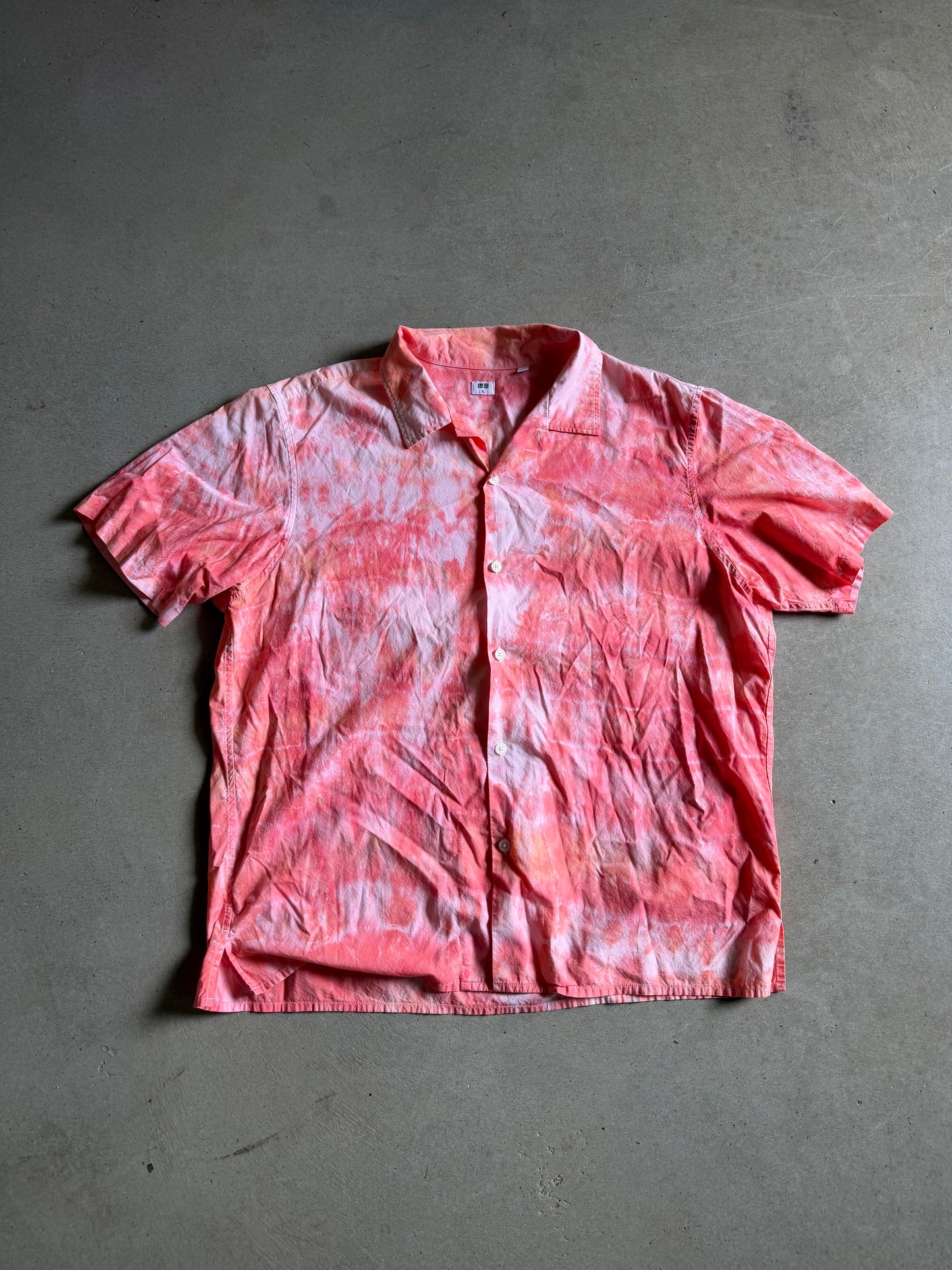 Uniqlo Custom Dyed Button Up Shirt Sz XL