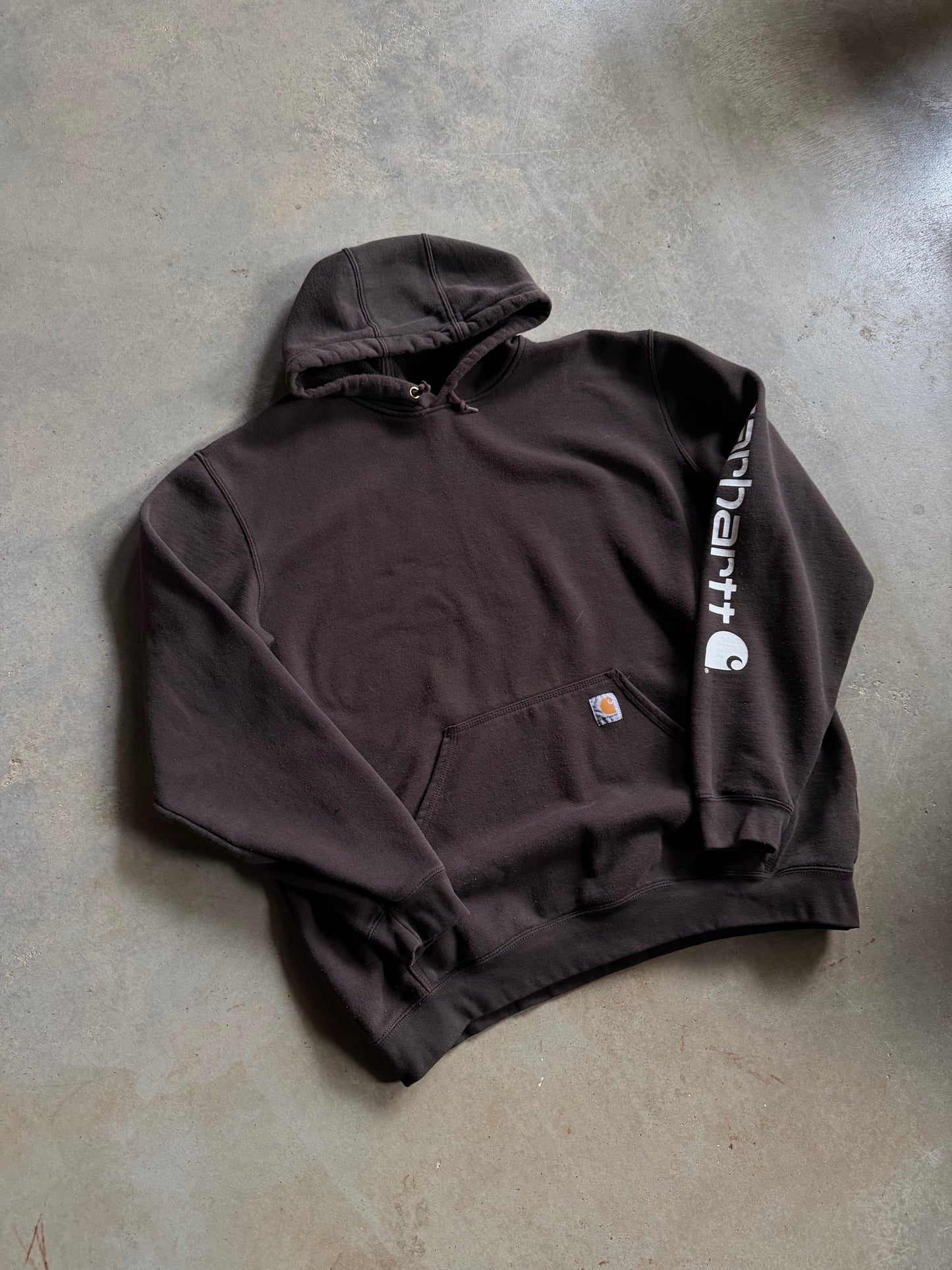 Carhartt Brown Hoodie Sz XL Tall