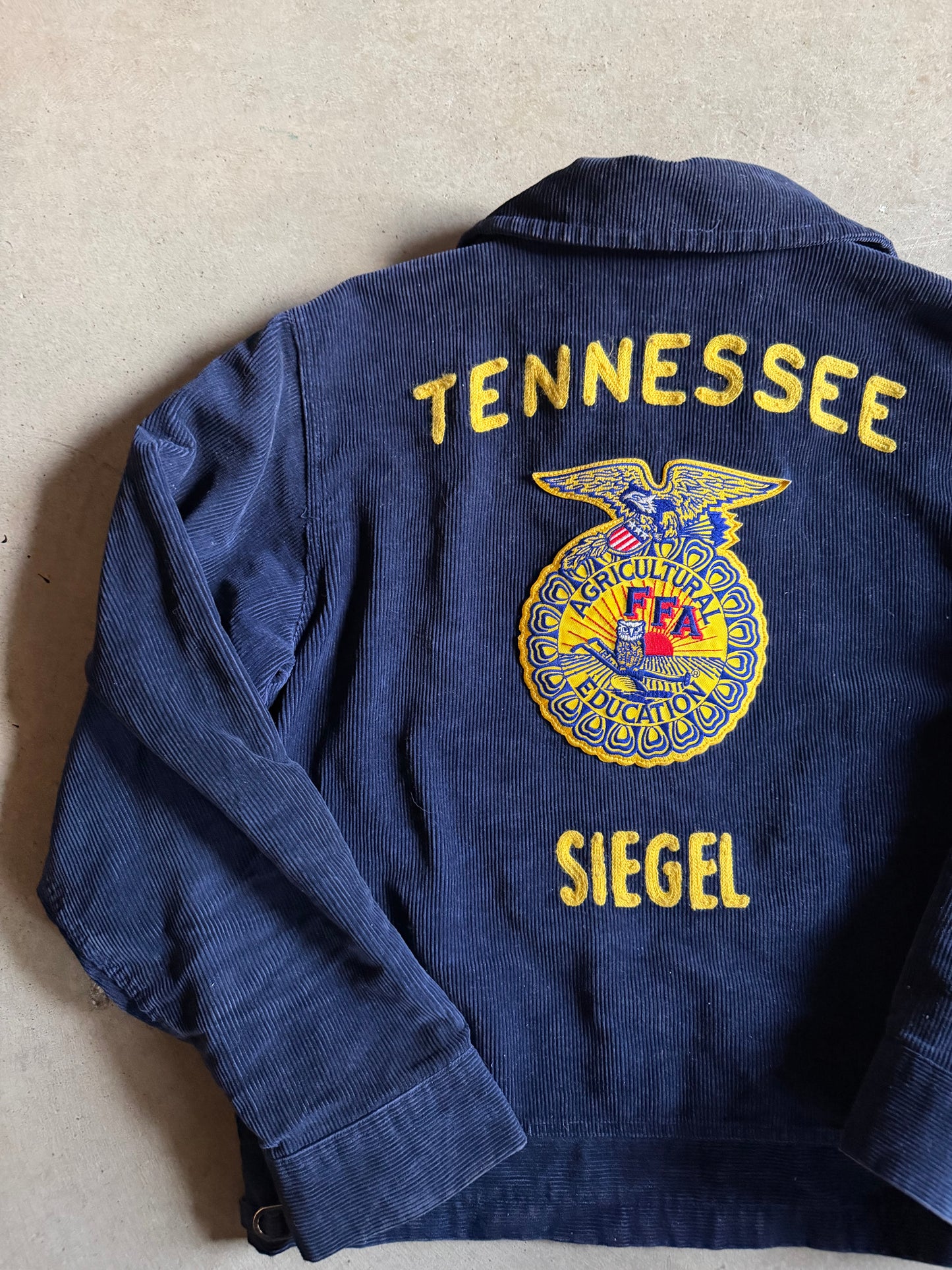 VTG Tennessee Siegel FFA Corduroy Jacket Sz M