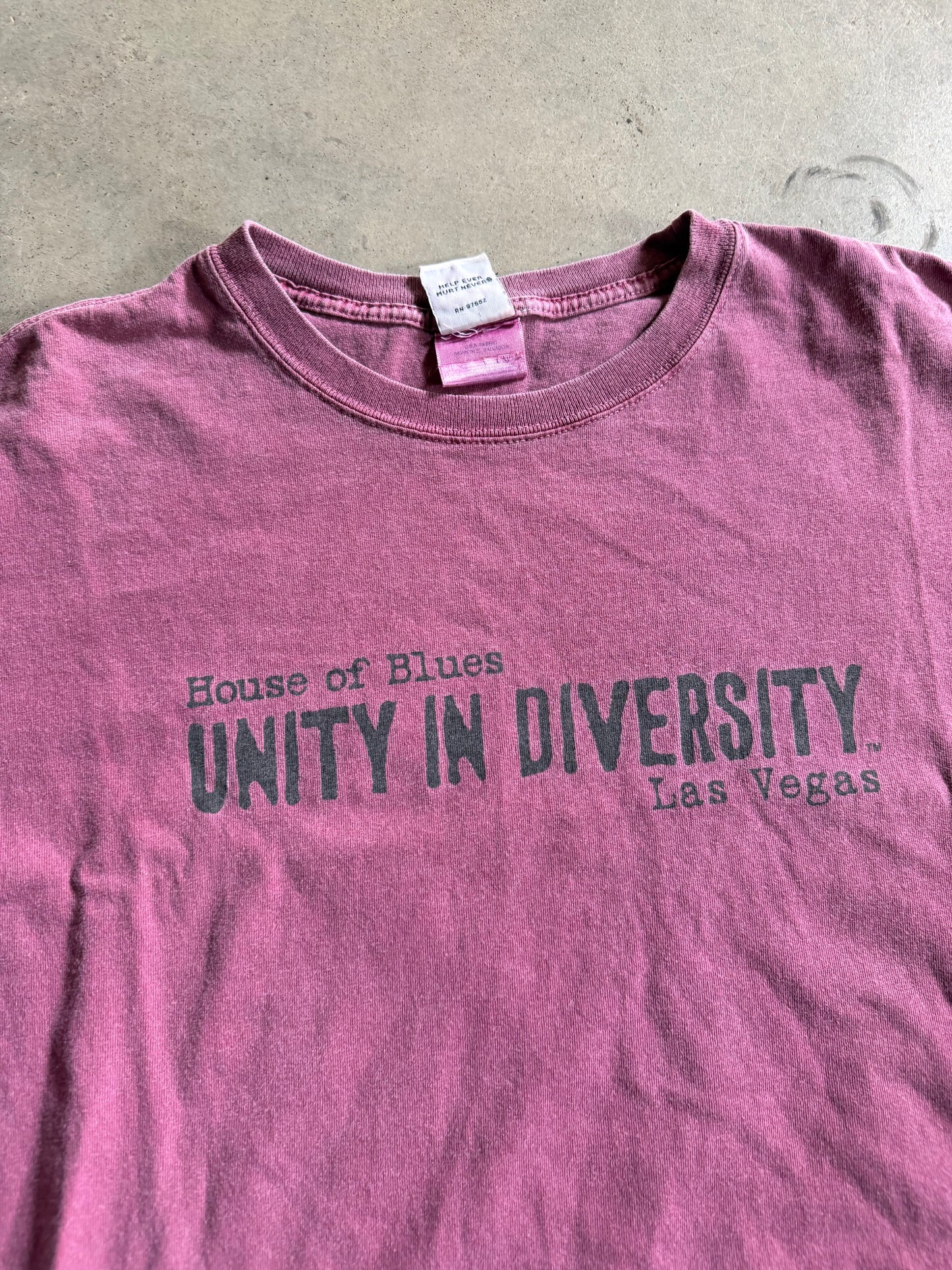 VTG House of Blues Red Tee Sz L