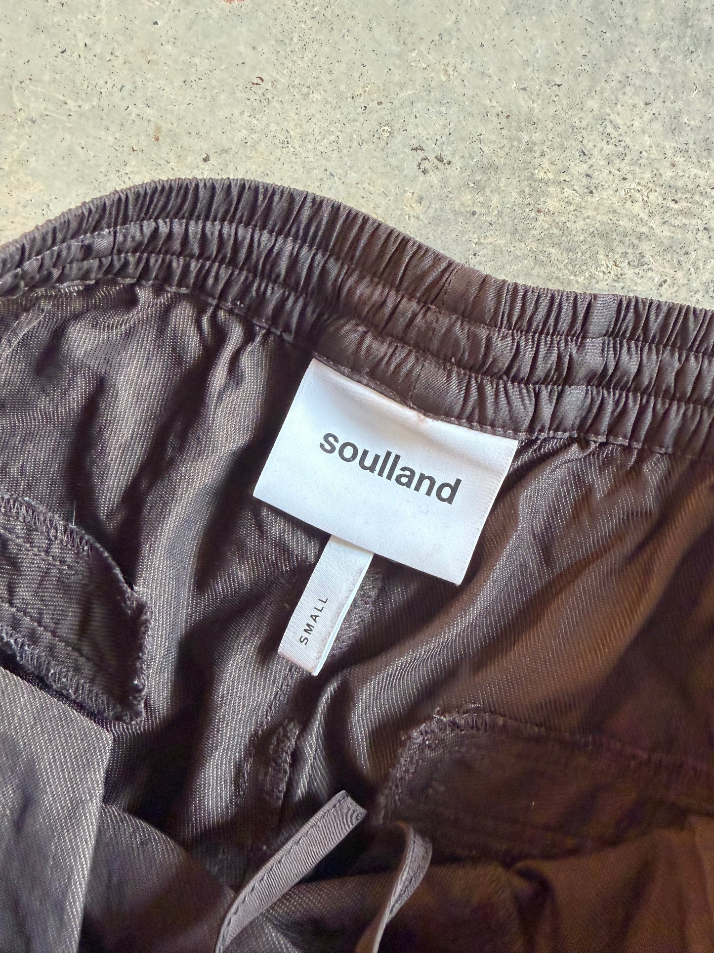 Soulland Erich Brown Pants Sz S