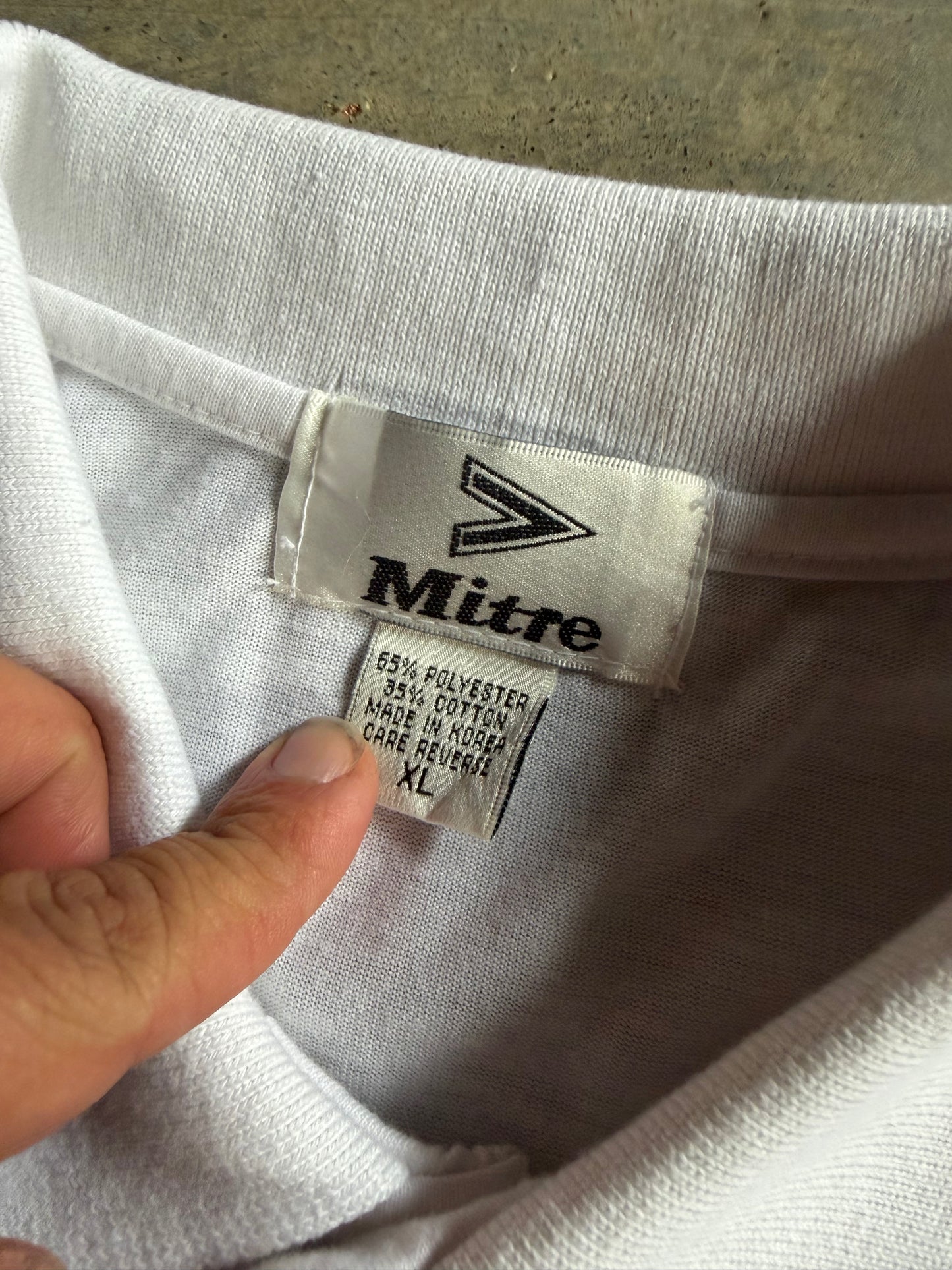 VTG Mitre England World Cup 1994 Polo Shirt Sz XL