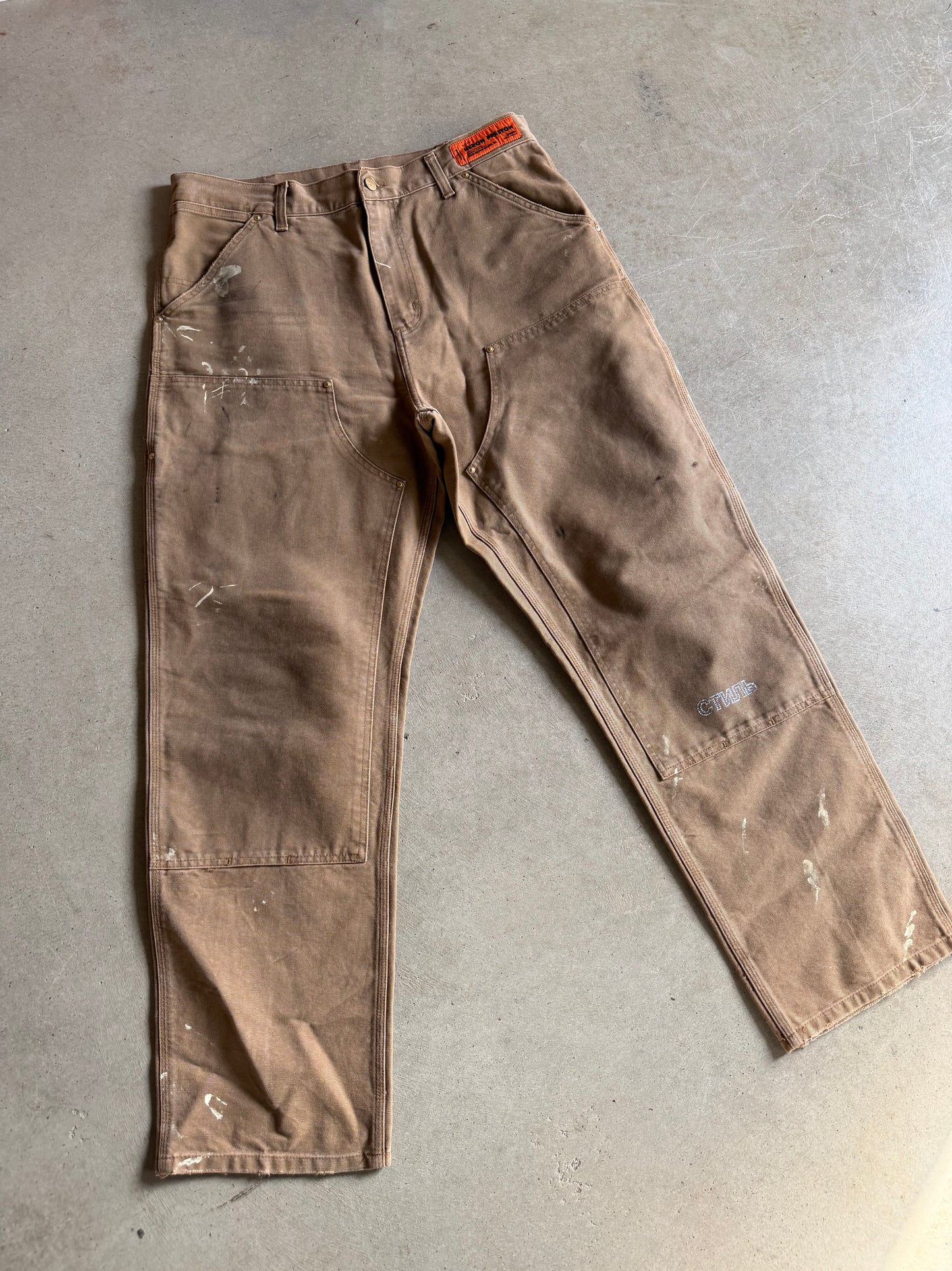 Heron Preston x Carhartt Double Knee Pants Sz 34x32