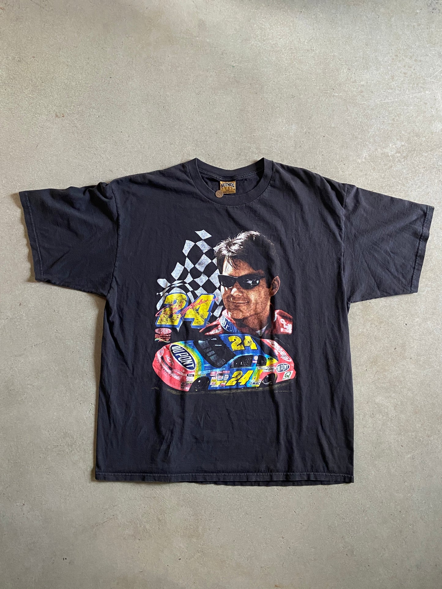 VTG Nutmeg Jeff Gordon Dupont Tee Sz 2XL