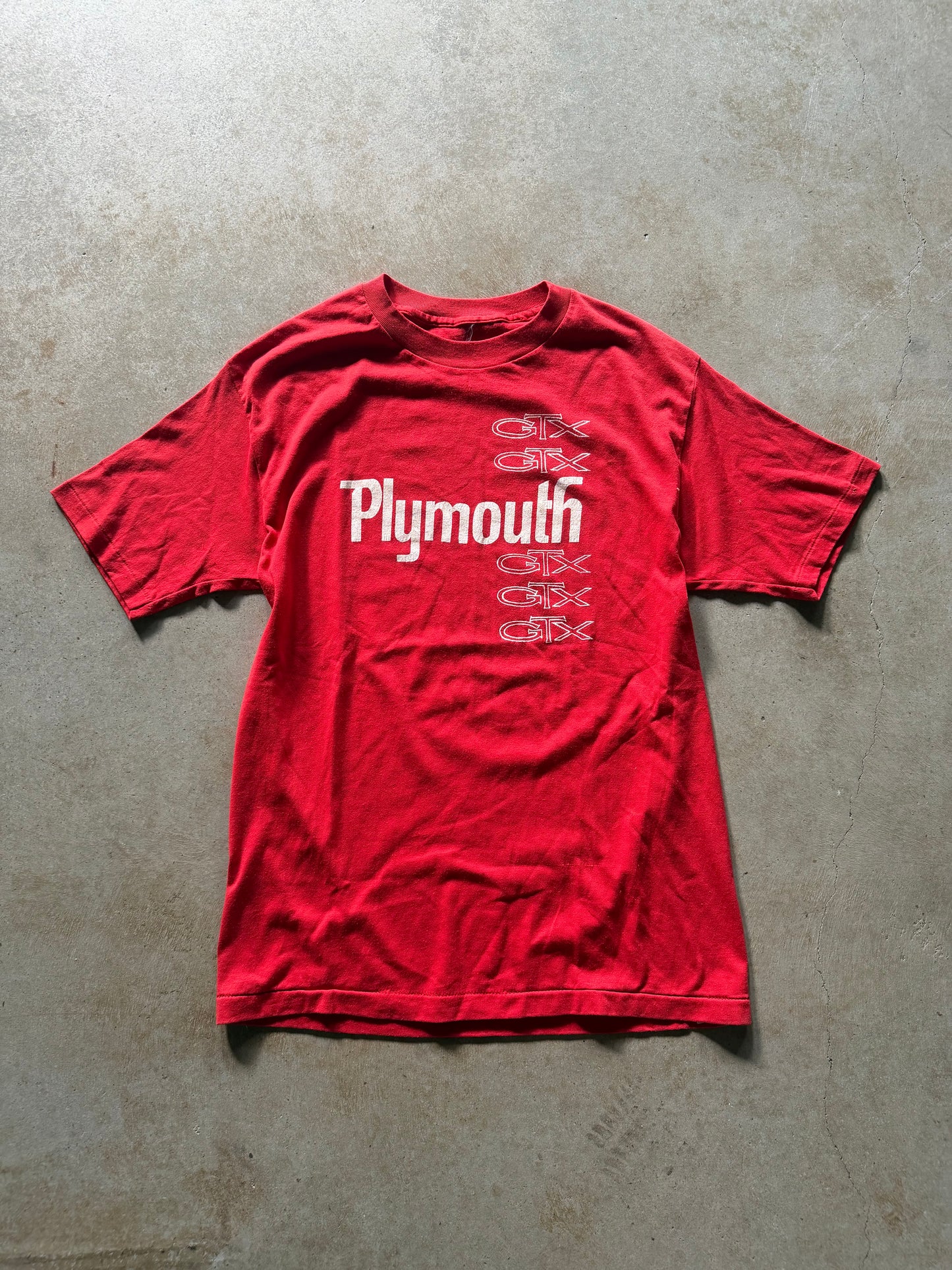 VTG Plymouth GTX Red Tee Sz M