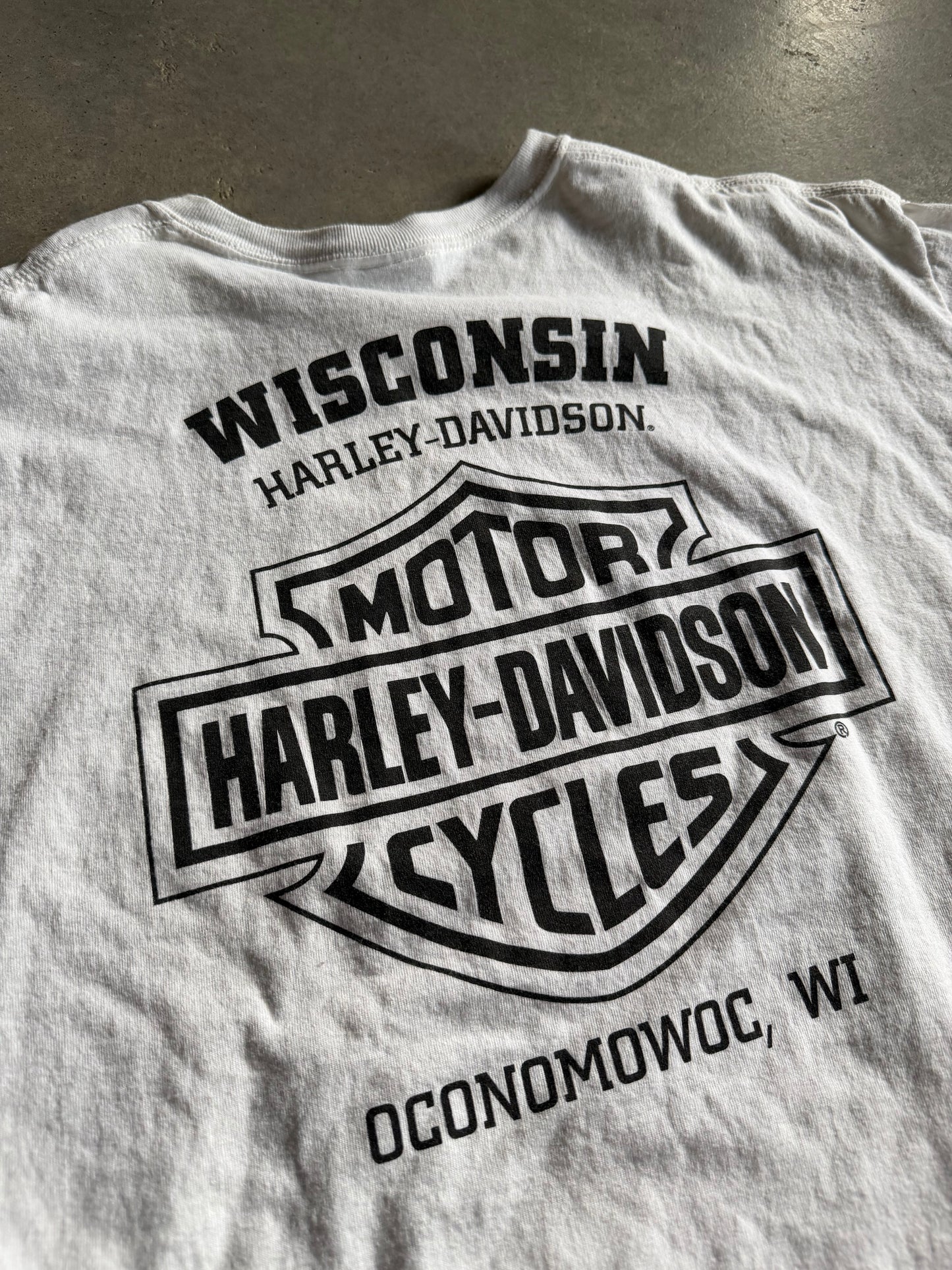 VTG Harley Davidson Skull Tee Sz XL