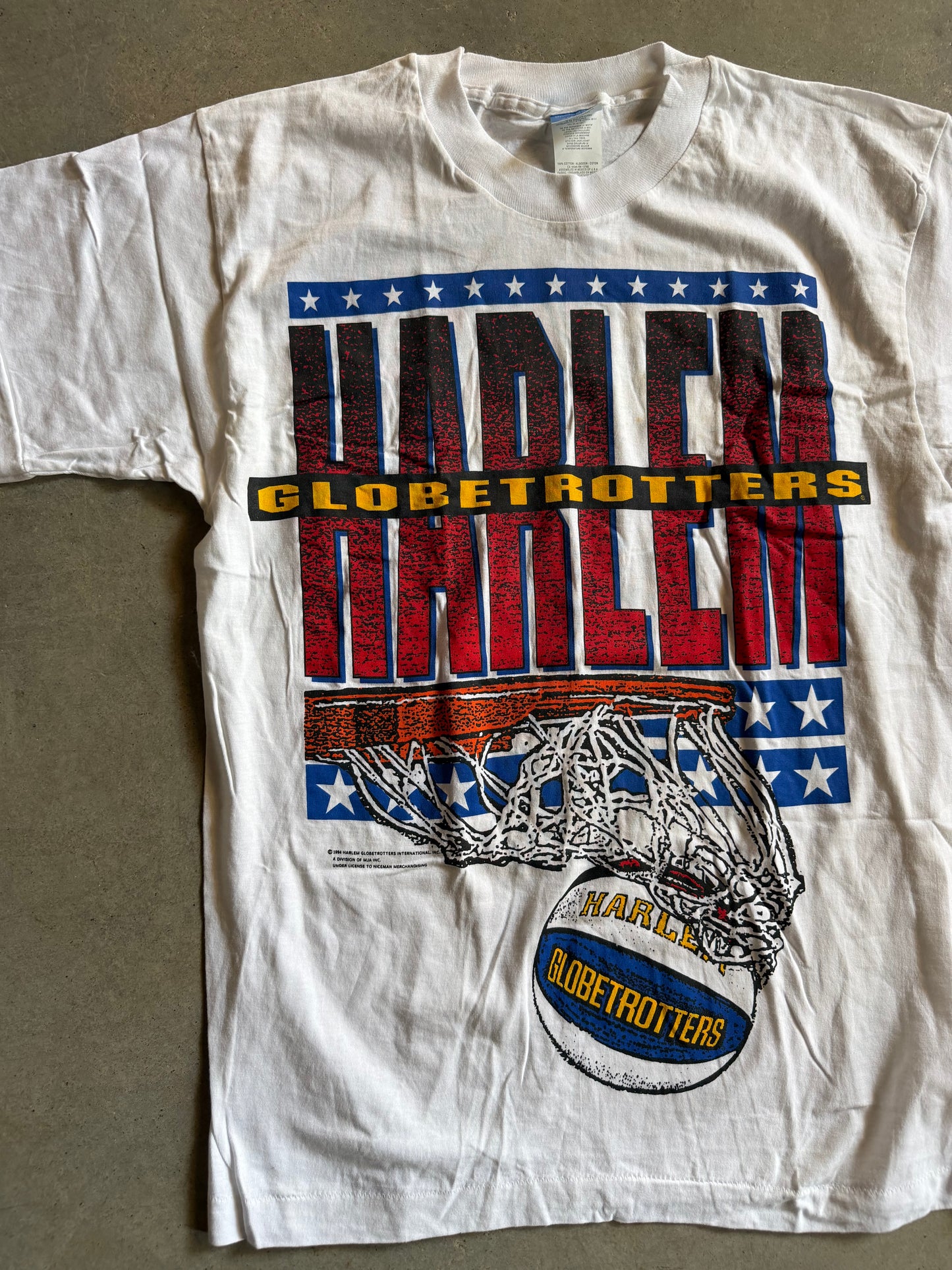 VTG Harlem Globetrotters 1994 Tee Sz L