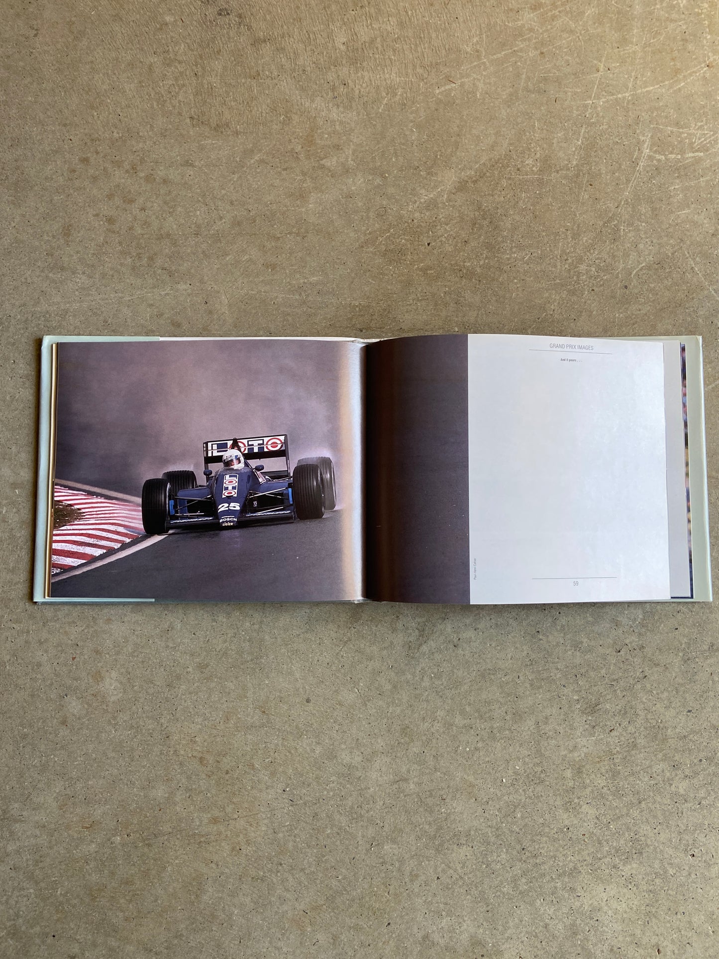 1987 Marlboro Grand Prix Images Book