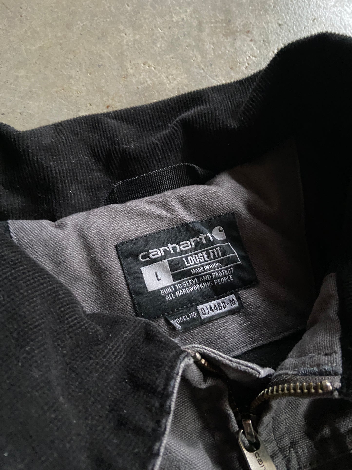 Carhartt Gray Detroit Jacket Sz L