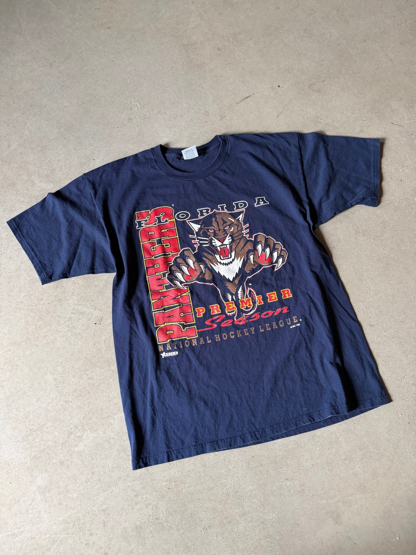 VTG Florida Panthers Premier Season Tee Sz XL