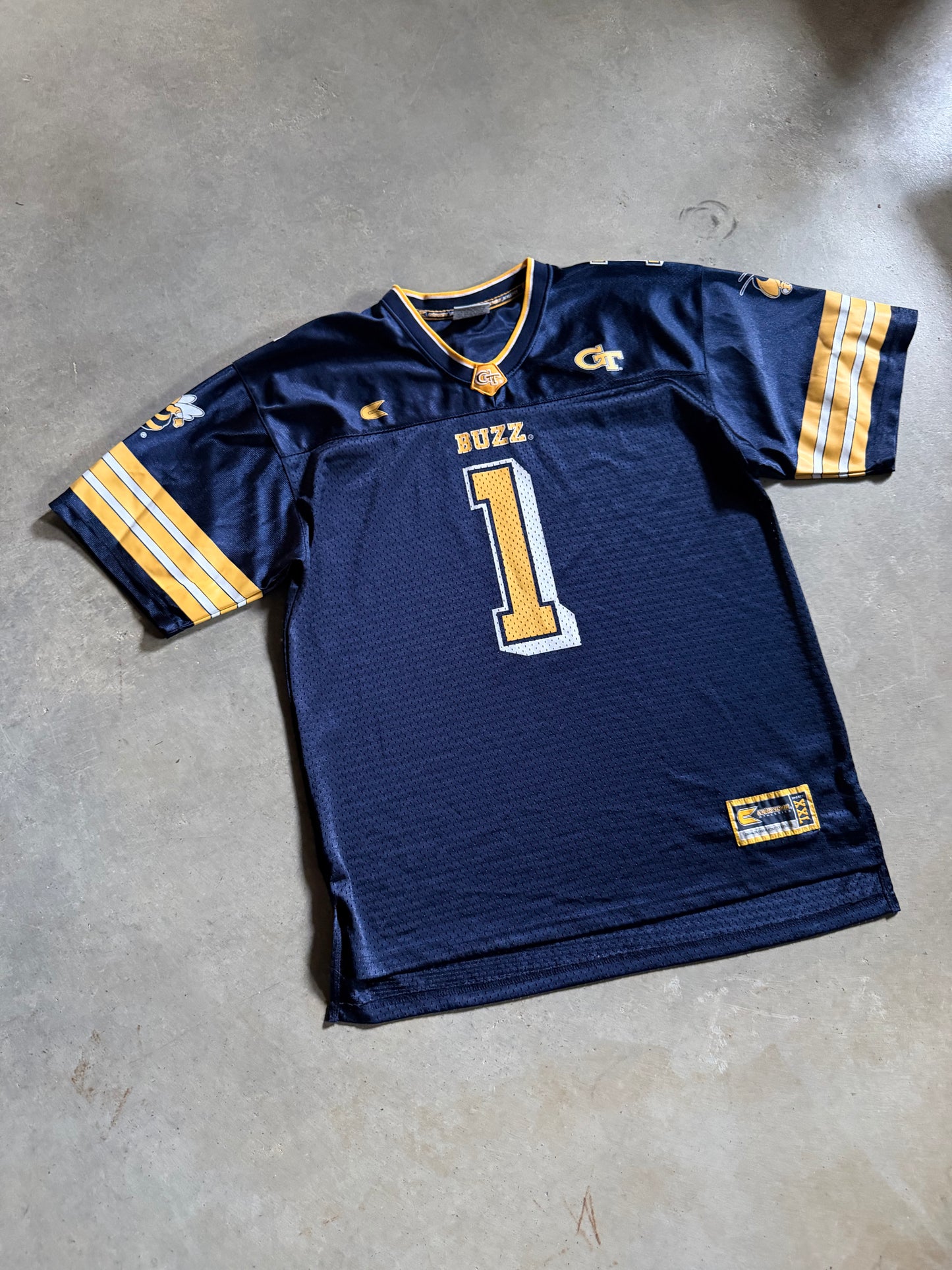 Georgia Tech HBCU Buzz Football Jersey Sz XXL