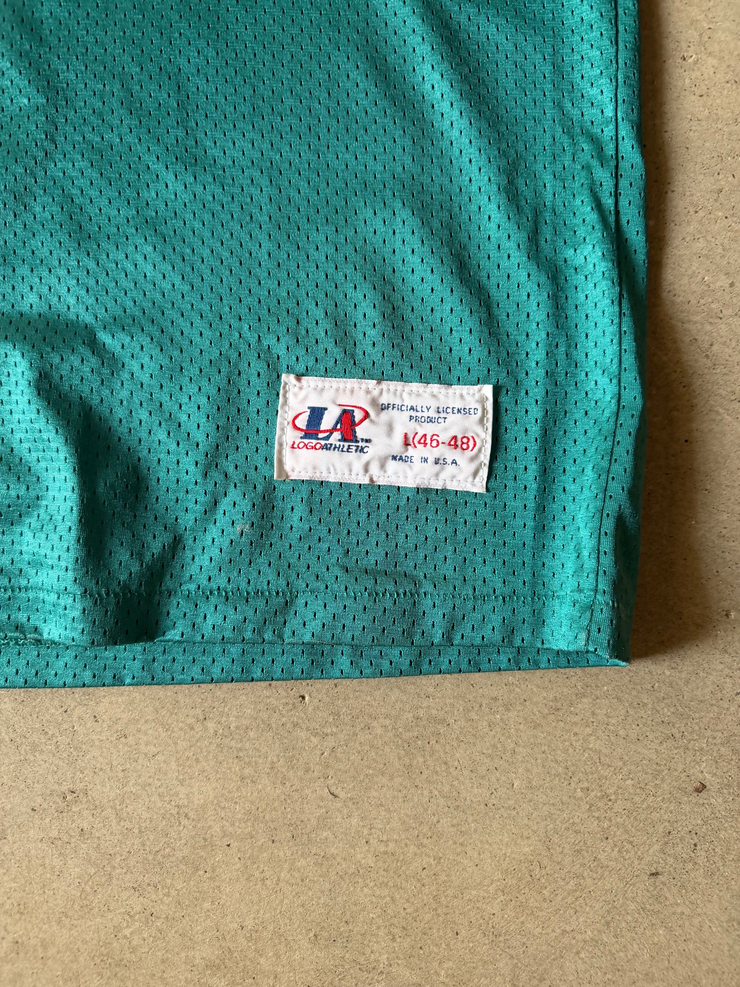 VTG Miami Dolphins Dan Marino Logo Athletic Jersey Sz L