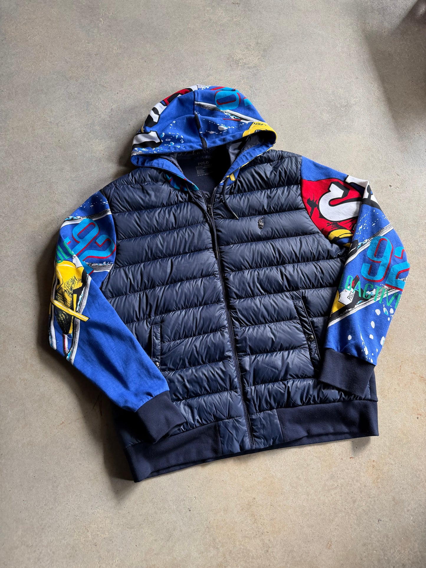 Polo Ralph Lauren Ski Puffer Hoodie Sz XL
