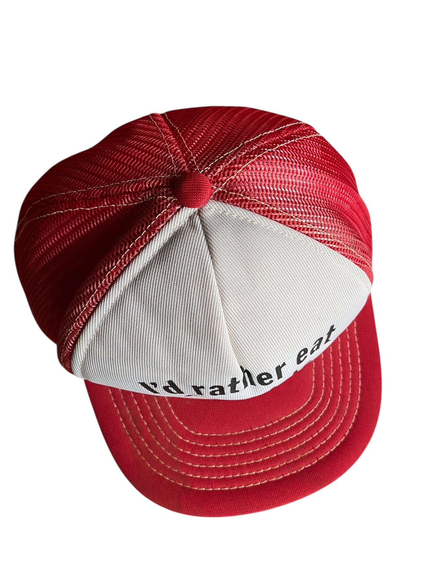 VTG I'd Rather Eat Cowgirls Trucker Hat