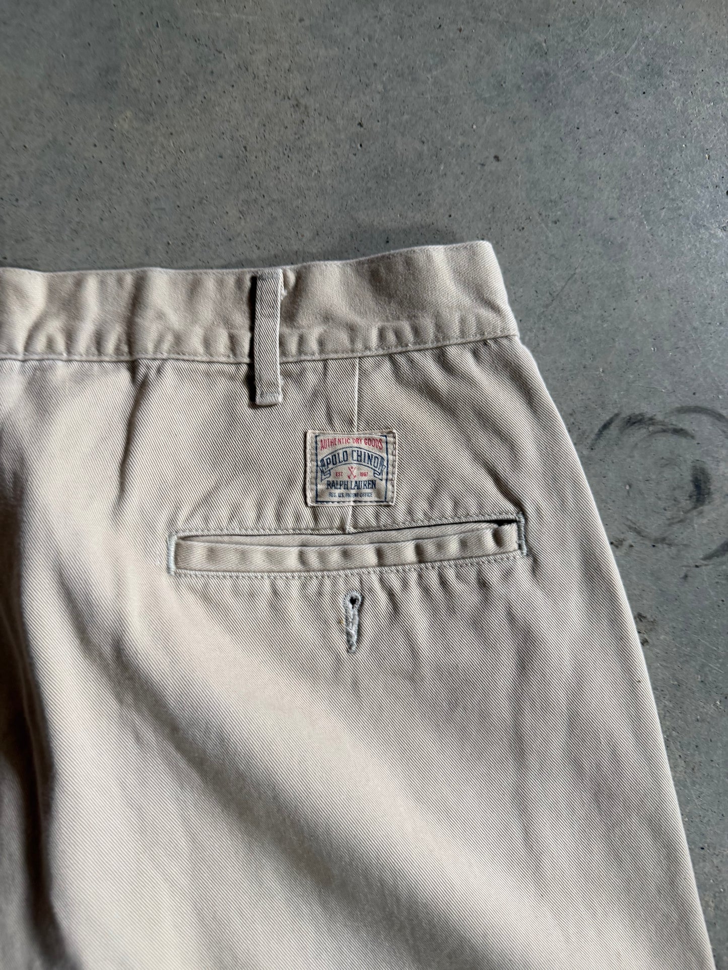 VTG Polo Made In USA Chino Pants Sz 34x32
