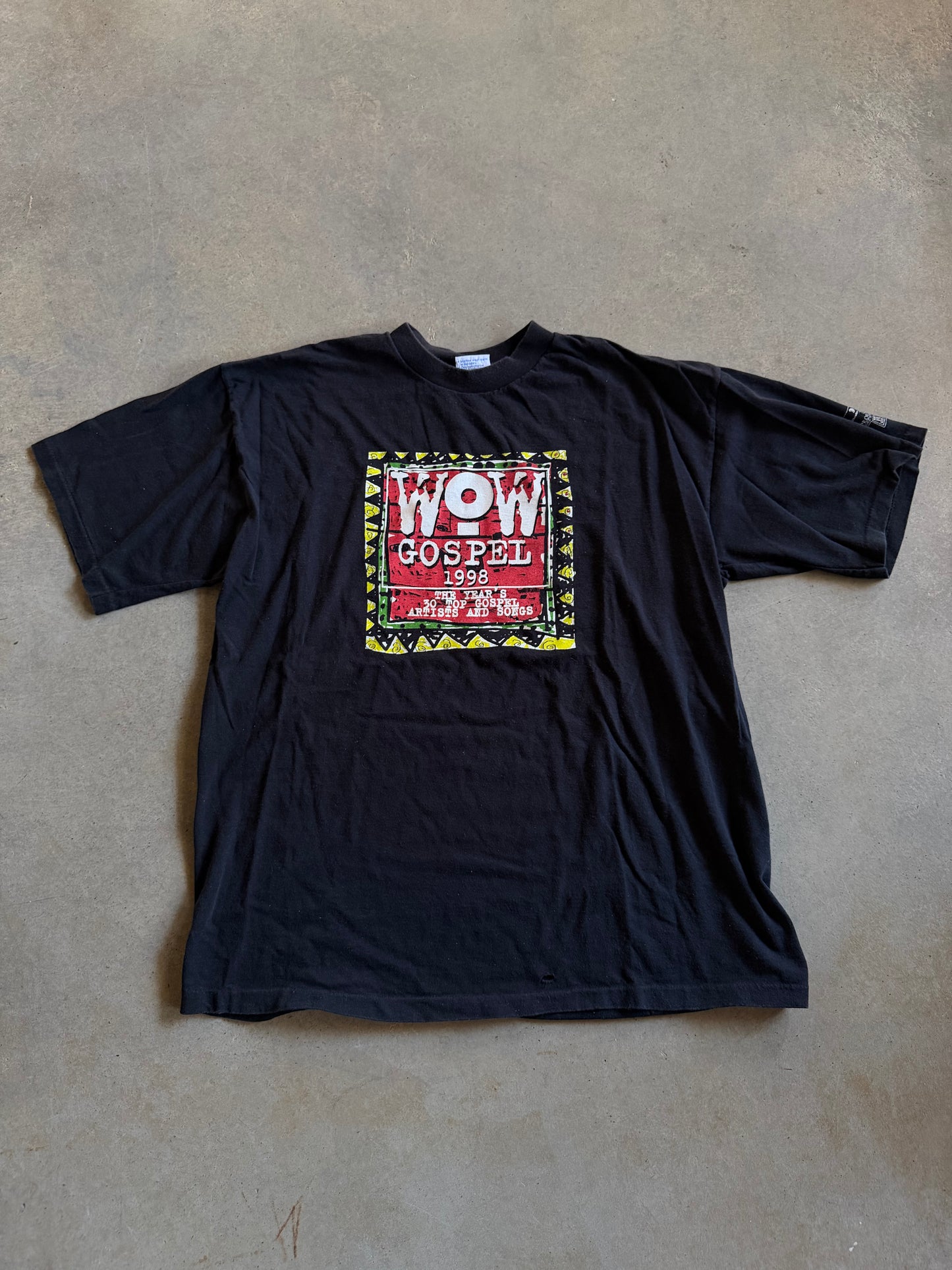 VTG Wow Gospel 1998 Graphic Tee Sz XL