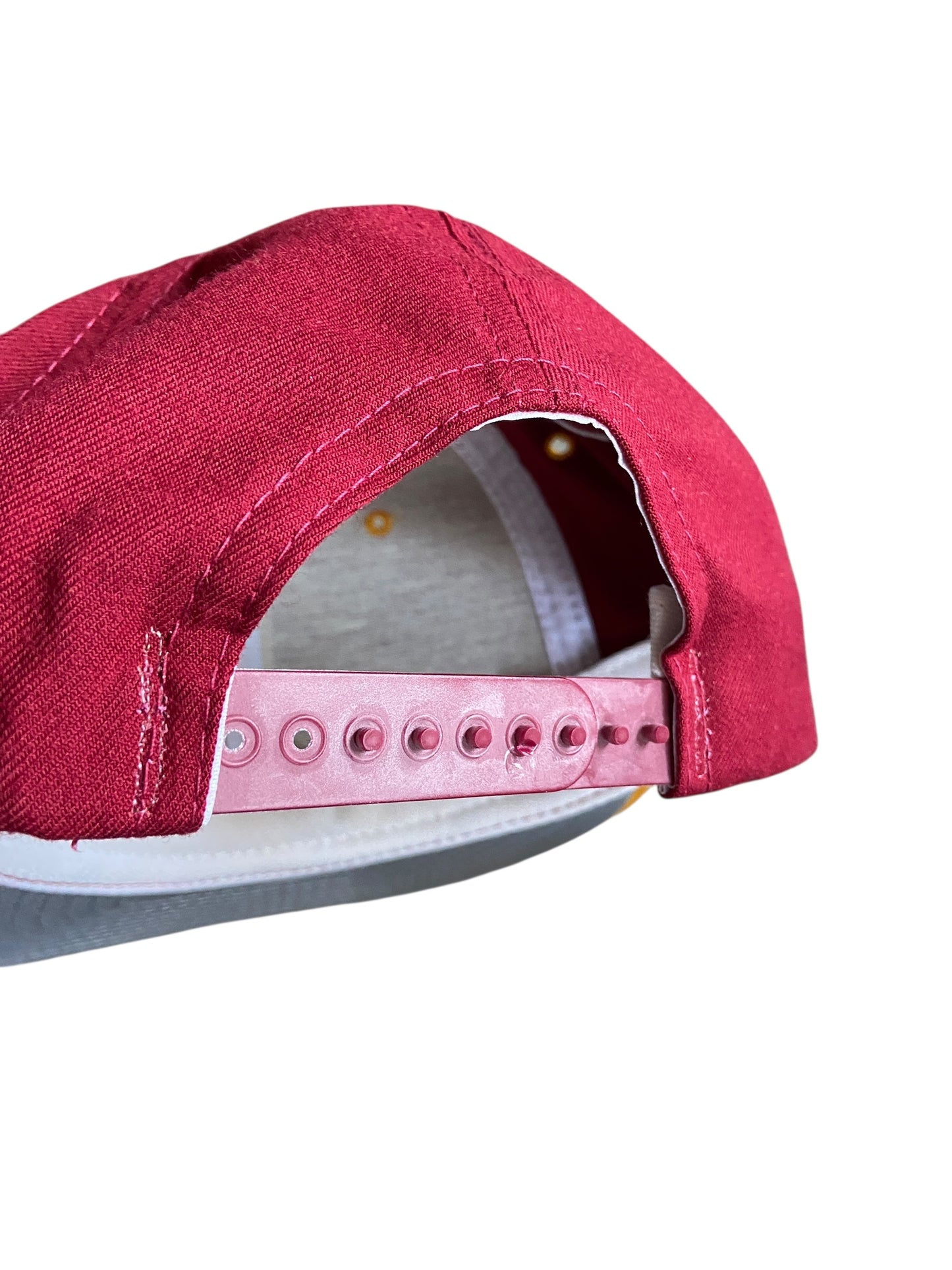 VTG New Era Maroon/Yellow Snapback Hat
