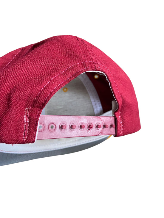 VTG New Era Maroon/Yellow Snapback Hat