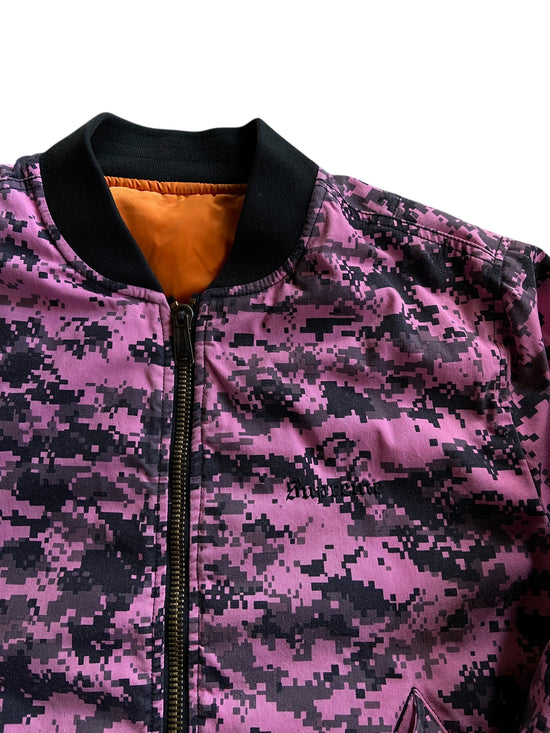 Supreme FW17  Pink Digi Camo  MA-1 Bomber Jacket Sz L