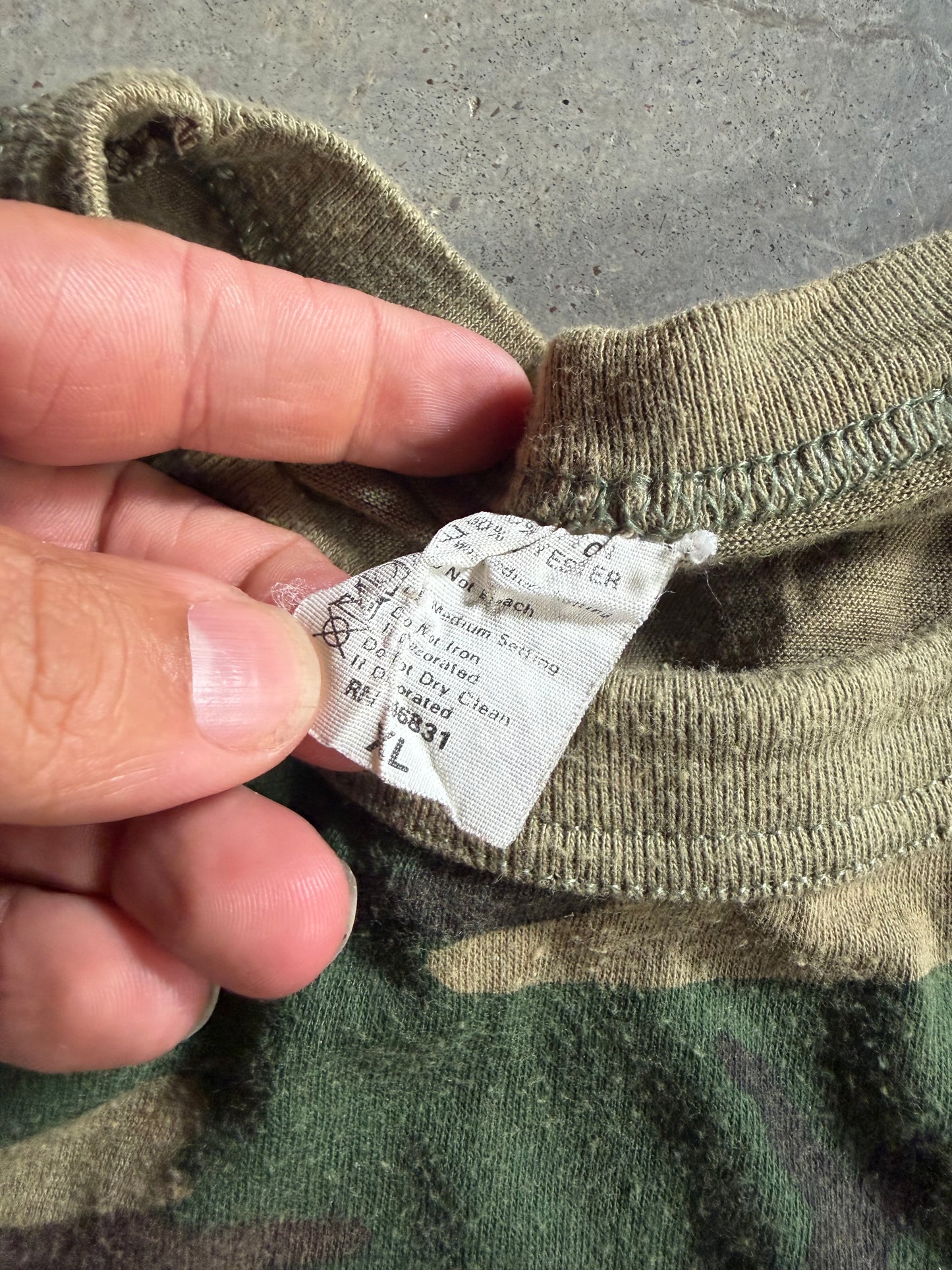 VTG Dark Camo Tee Sz L