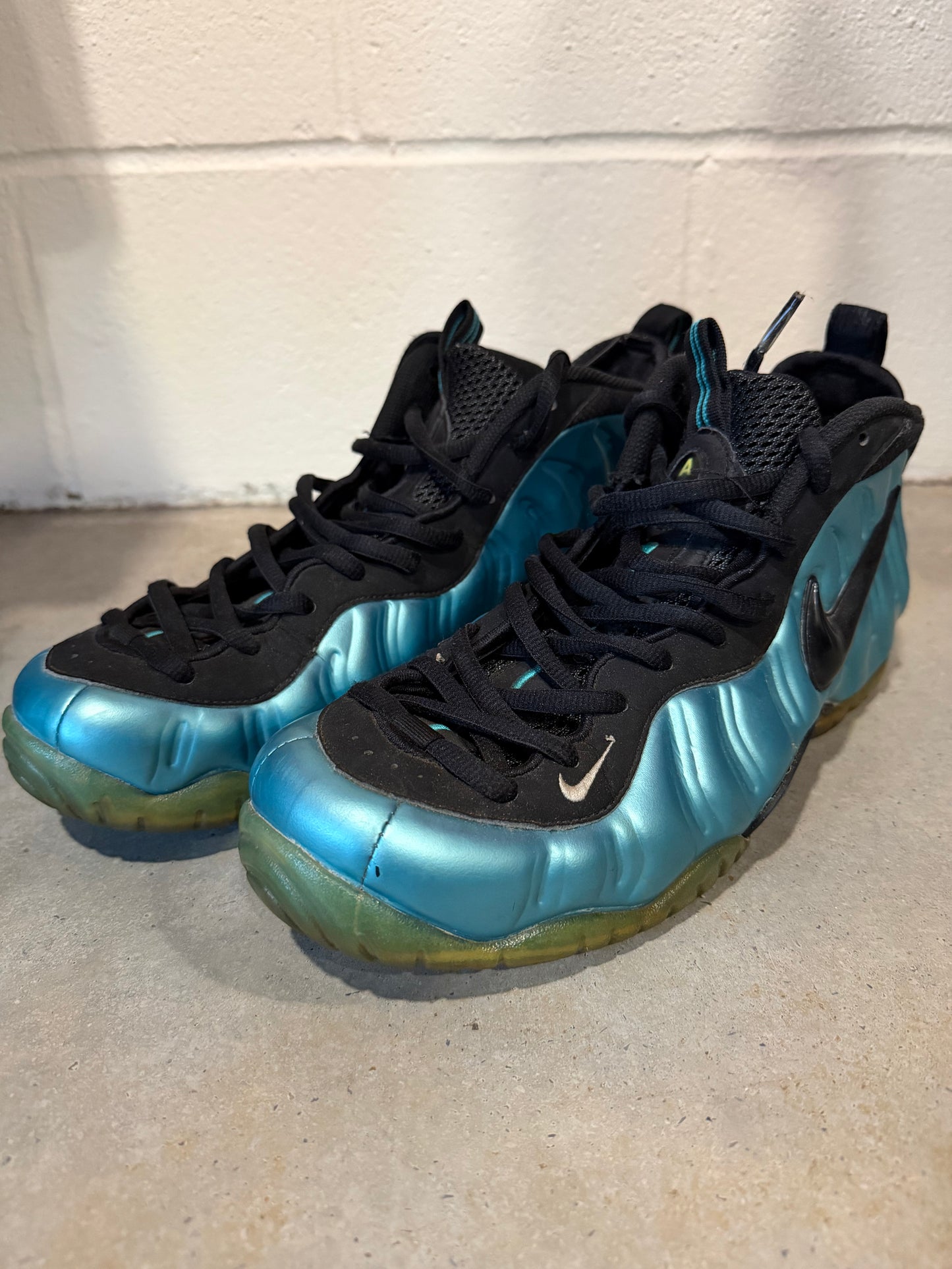Nike Air Foamposite Pro 'Electric Blue' 2011 Sz 11M/12.5W