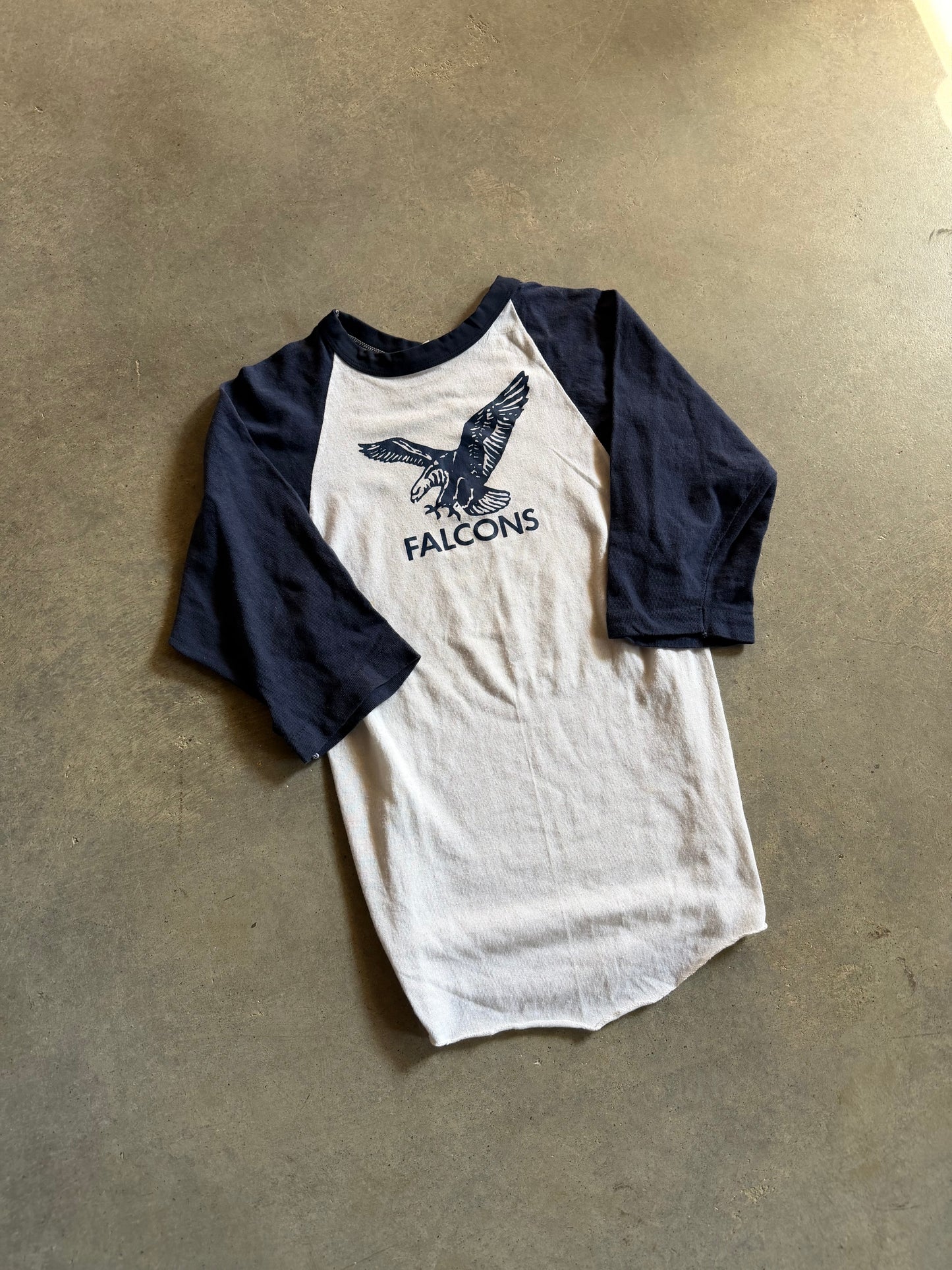 VTG Russell Athletic Falcons Quarter Sleeve Tee SZ XS/S