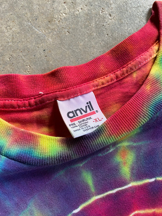 VTG Mushroom Tye Dye LS Tee Sz XL