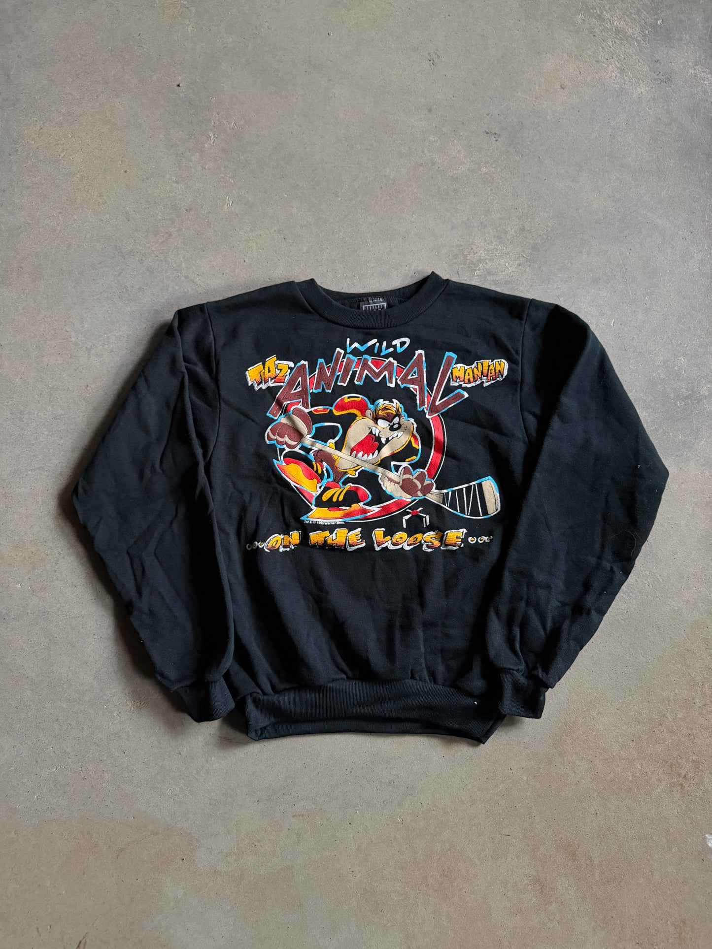 VTG Taz Tasmanian Devil Sweatshirt Sz Yth L